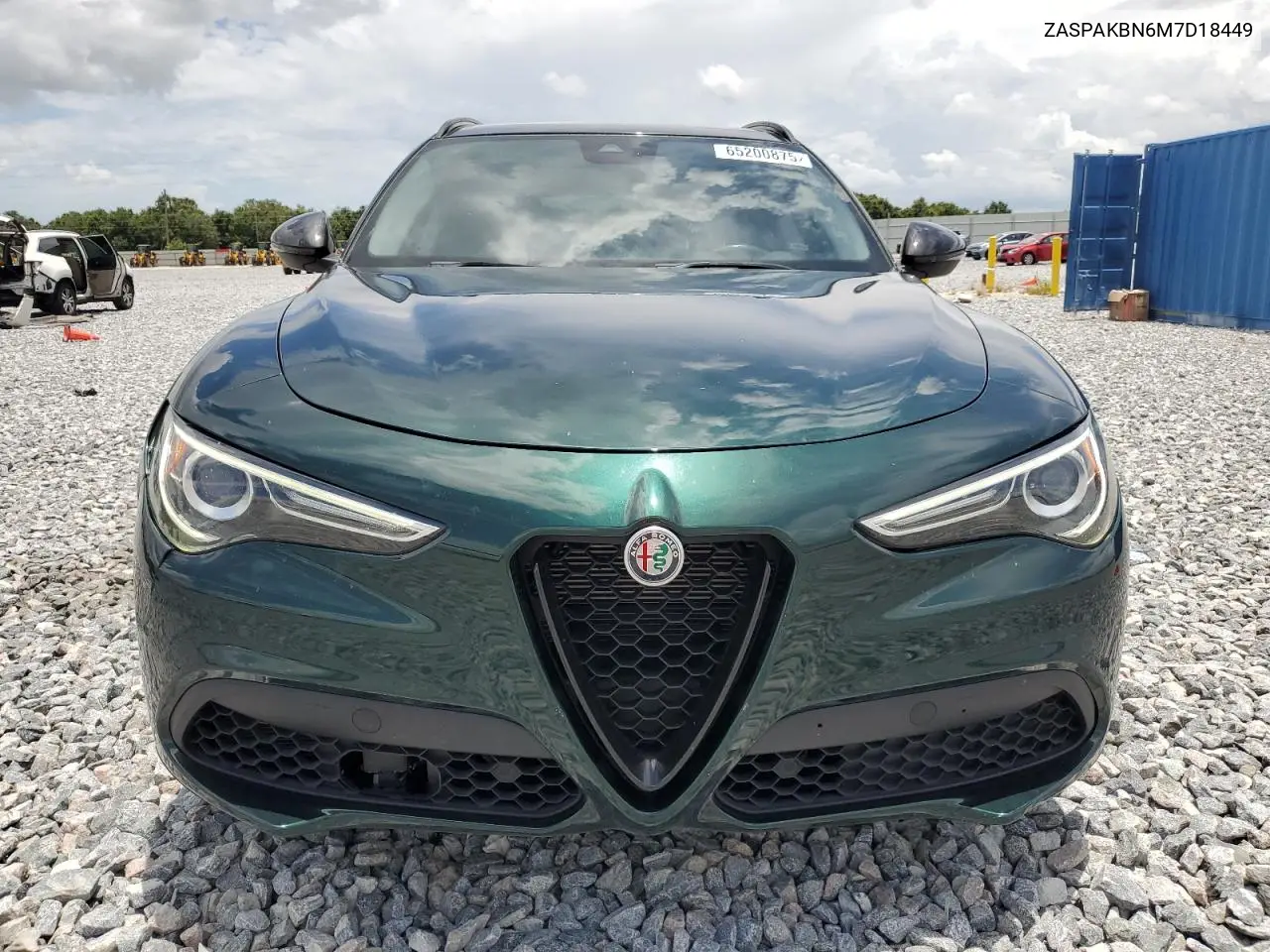 2021 Alfa Romeo Stelvio Ti VIN: ZASPAKBN6M7D18449 Lot: 65200875