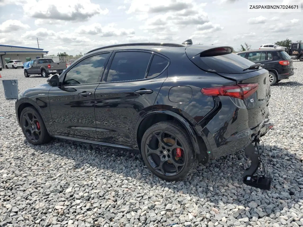 2022 Alfa Romeo Stelvio Ti VIN: ZASPAKBN2N7D24671 Lot: 55690935