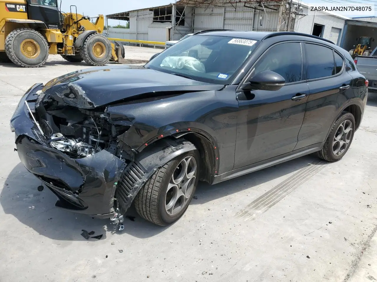 2022 Alfa Romeo Stelvio VIN: ZASPAJAN2N7D48075 Lot: 56863075