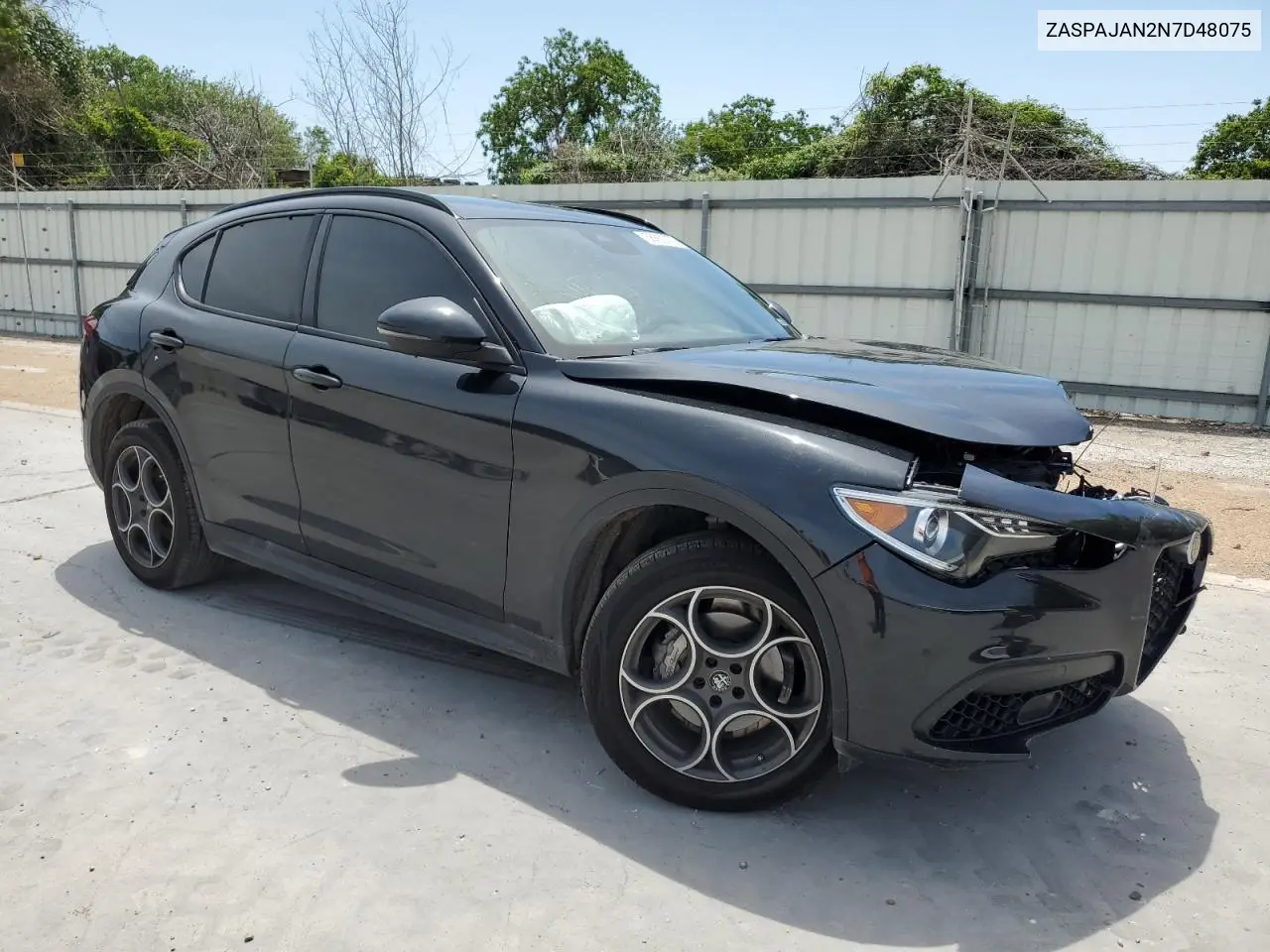 2022 Alfa Romeo Stelvio VIN: ZASPAJAN2N7D48075 Lot: 56863075