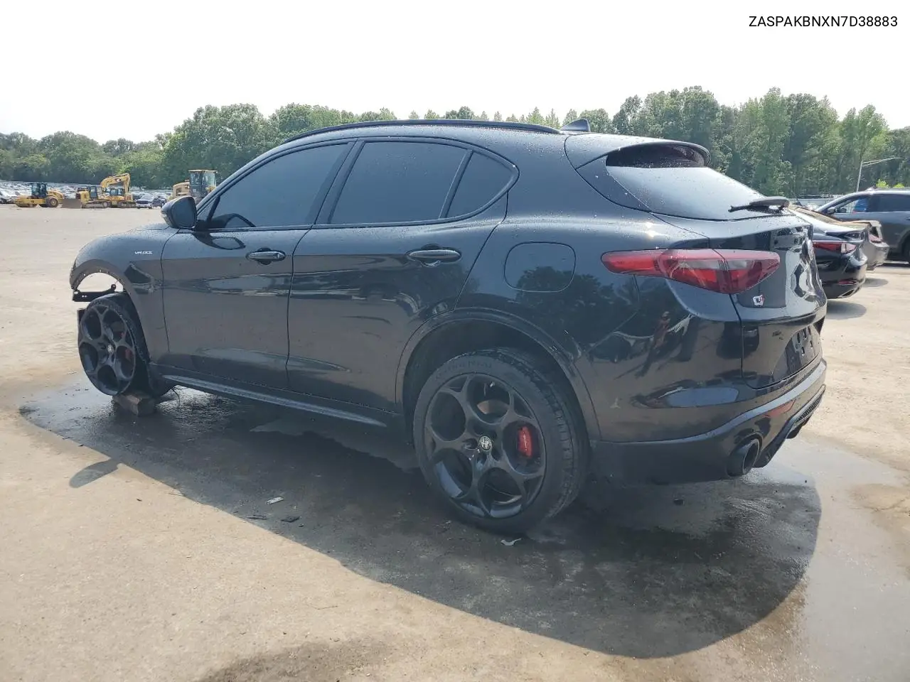 2022 Alfa Romeo Stelvio Ti VIN: ZASPAKBNXN7D38883 Lot: 60539365