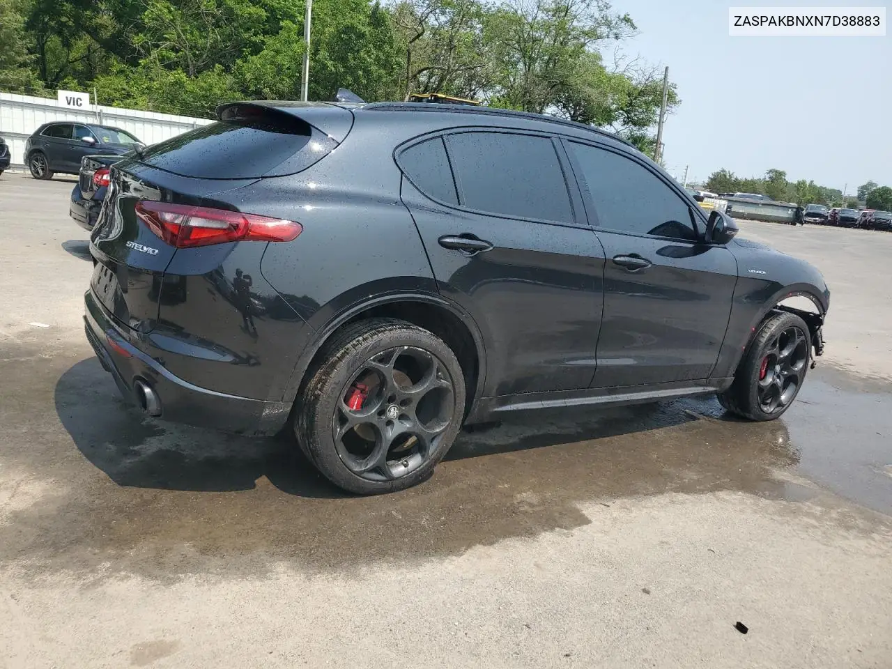 2022 Alfa Romeo Stelvio Ti VIN: ZASPAKBNXN7D38883 Lot: 60539365