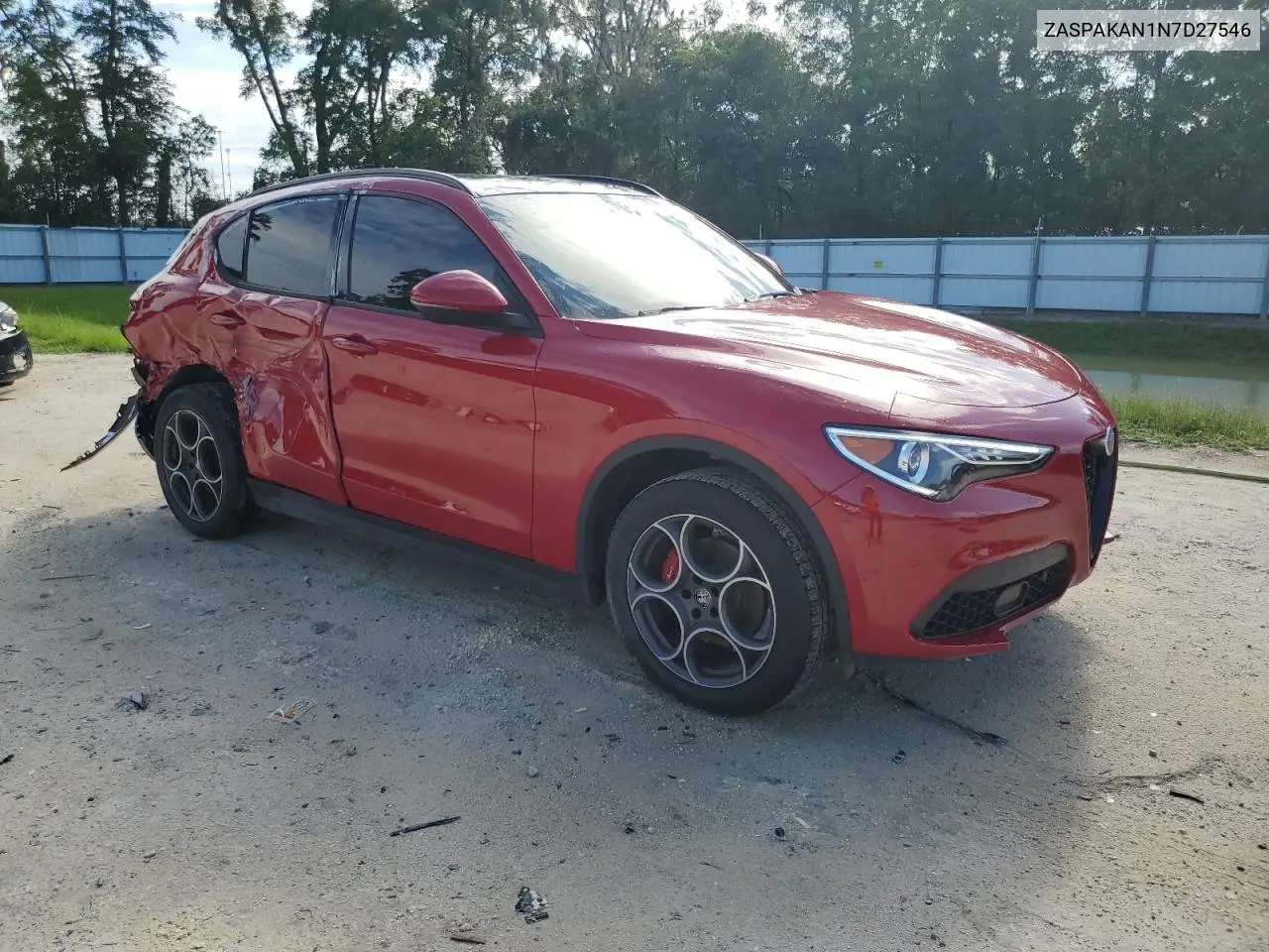 2022 Alfa Romeo Stelvio VIN: ZASPAKAN1N7D27546 Lot: 60719605