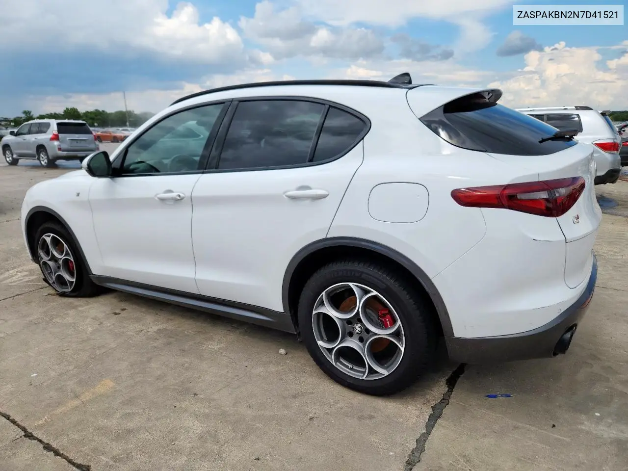 2022 Alfa Romeo Stelvio Ti VIN: ZASPAKBN2N7D41521 Lot: 60750825