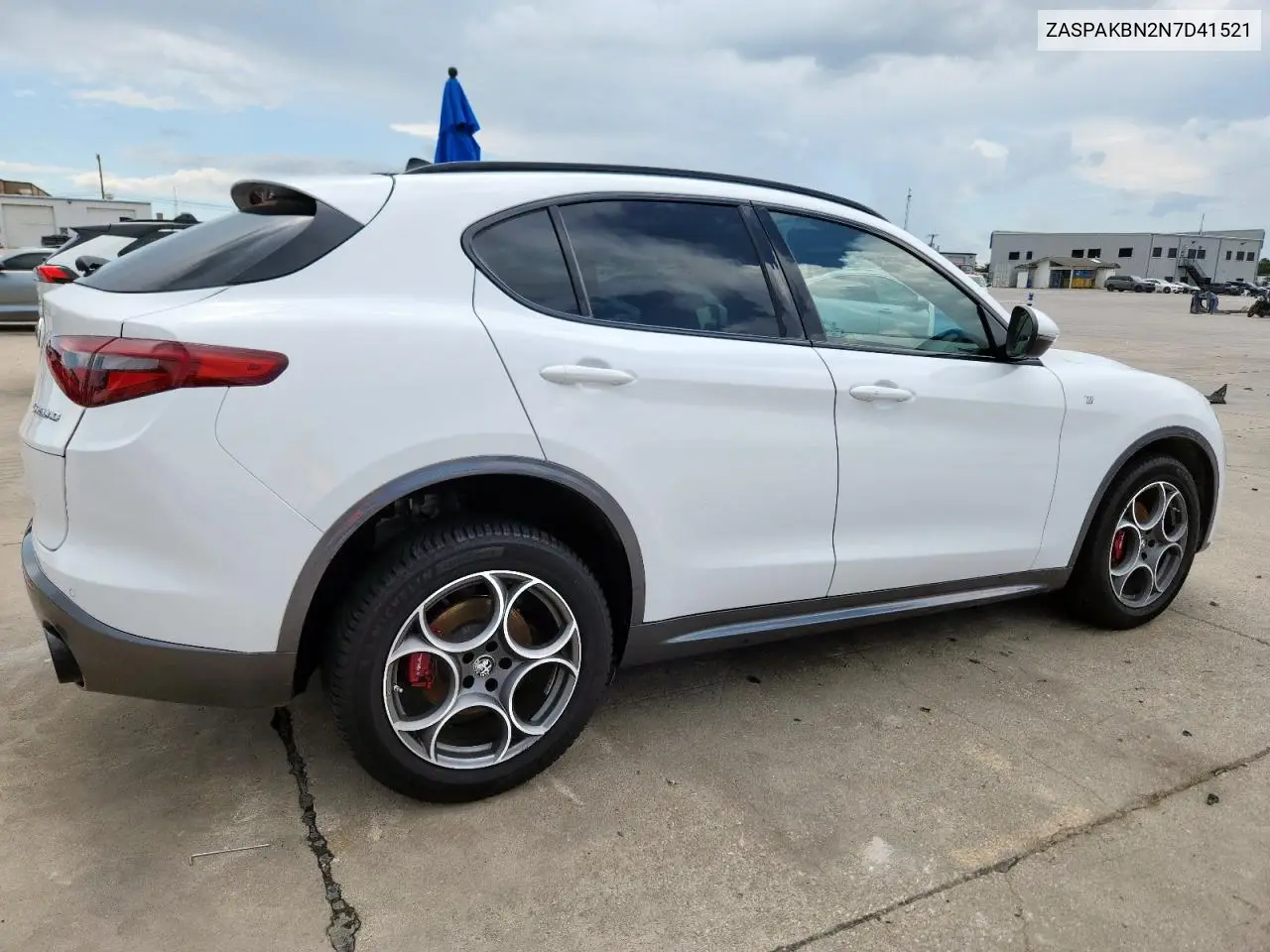 2022 Alfa Romeo Stelvio Ti VIN: ZASPAKBN2N7D41521 Lot: 60750825