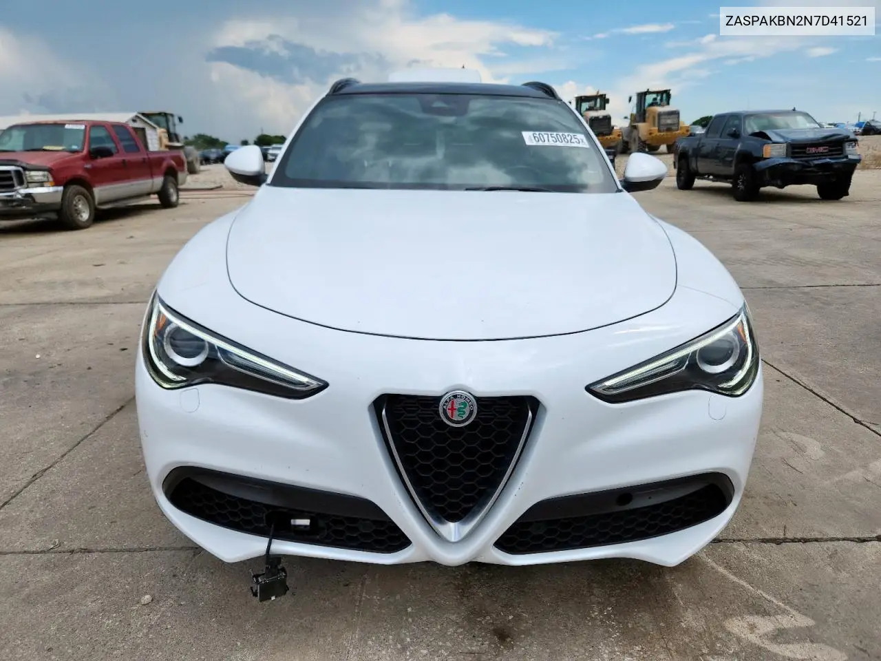 2022 Alfa Romeo Stelvio Ti VIN: ZASPAKBN2N7D41521 Lot: 60750825