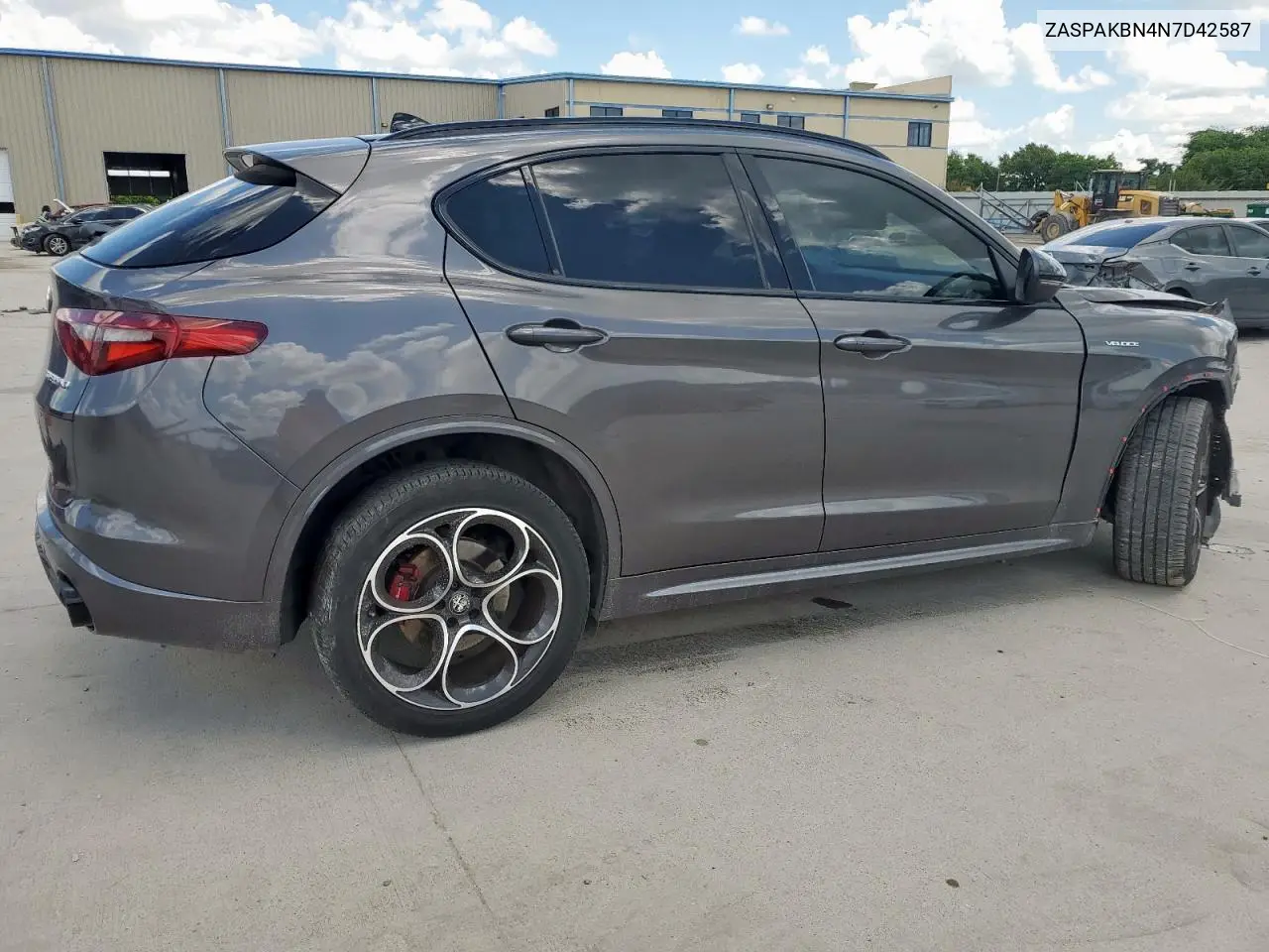 2022 Alfa Romeo Stelvio Ti VIN: ZASPAKBN4N7D42587 Lot: 62173815
