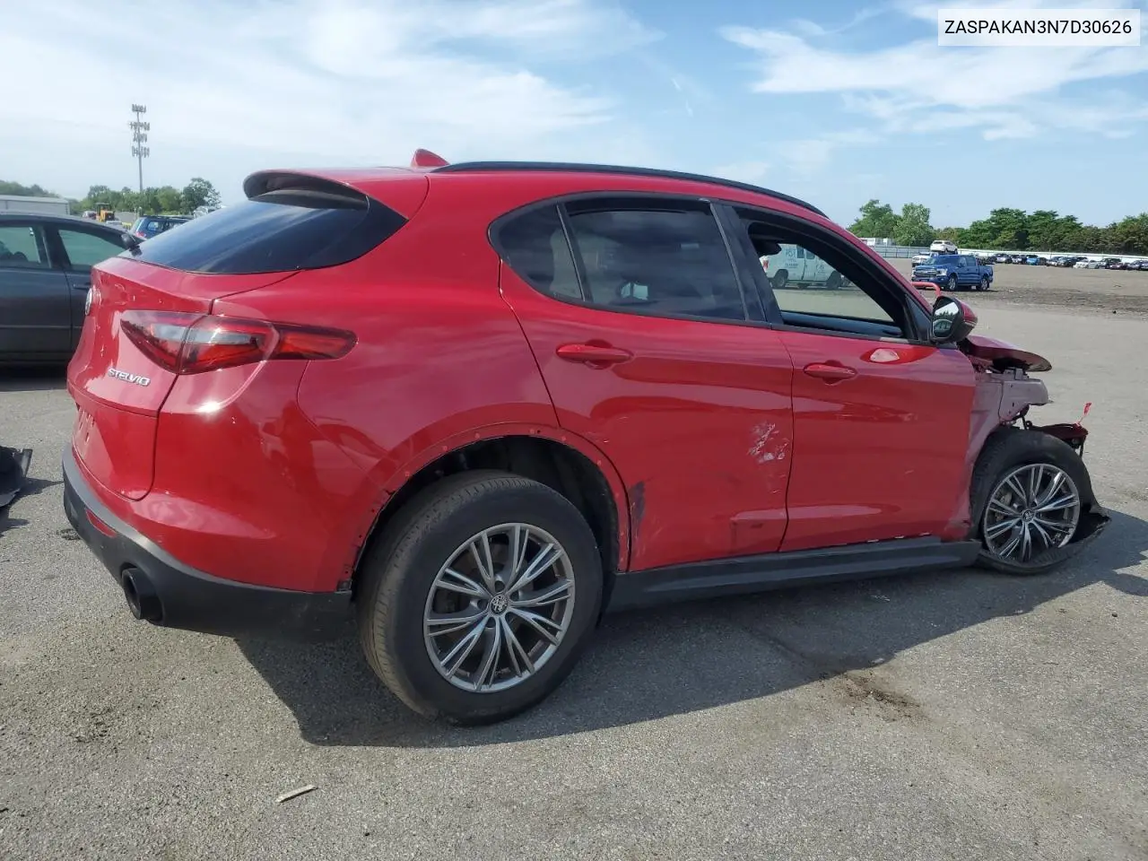 2022 Alfa Romeo Stelvio VIN: ZASPAKAN3N7D30626 Lot: 62811705