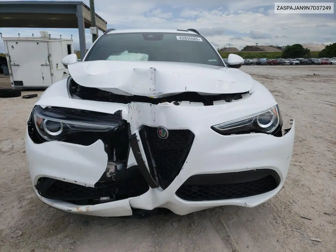 2022 Alfa Romeo Stelvio VIN: ZASPAJAN9N7D37249 Lot: 62855585