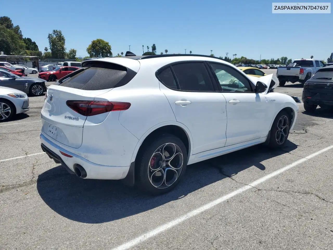 2022 Alfa Romeo Stelvio Ti VIN: ZASPAKBN7N7D47637 Lot: 63081015