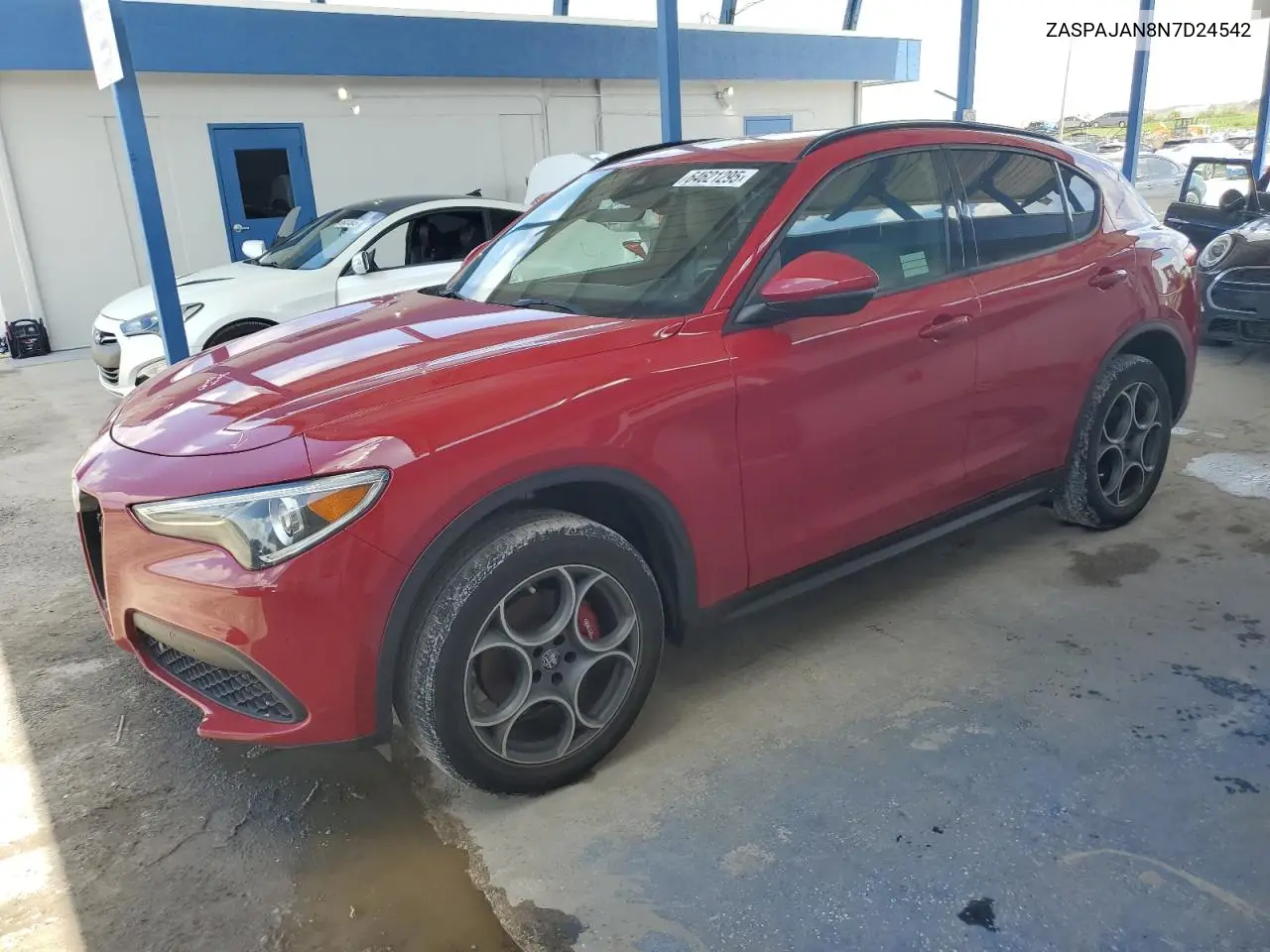 2022 Alfa Romeo Stelvio VIN: ZASPAJAN8N7D24542 Lot: 64621295