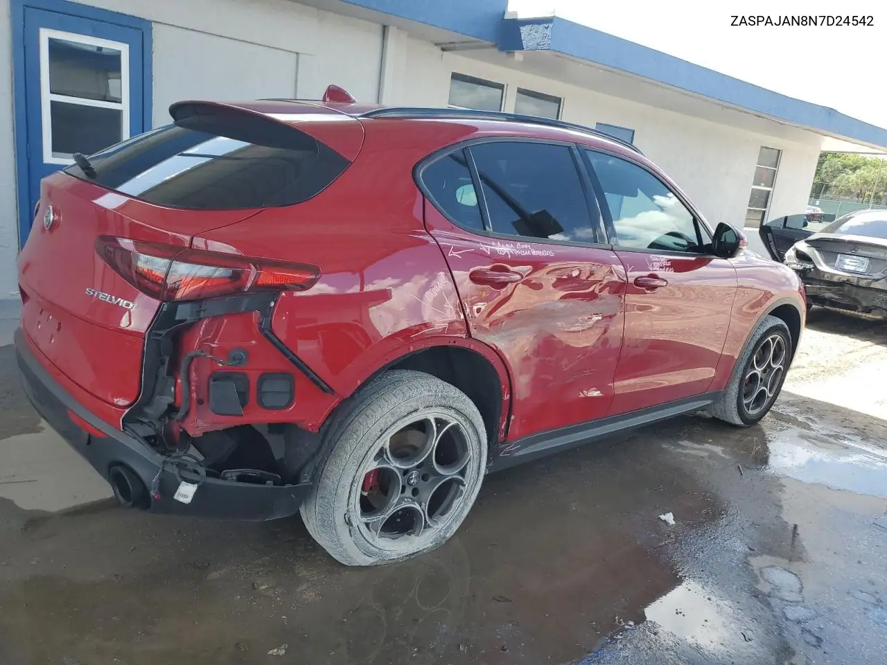 2022 Alfa Romeo Stelvio VIN: ZASPAJAN8N7D24542 Lot: 64621295