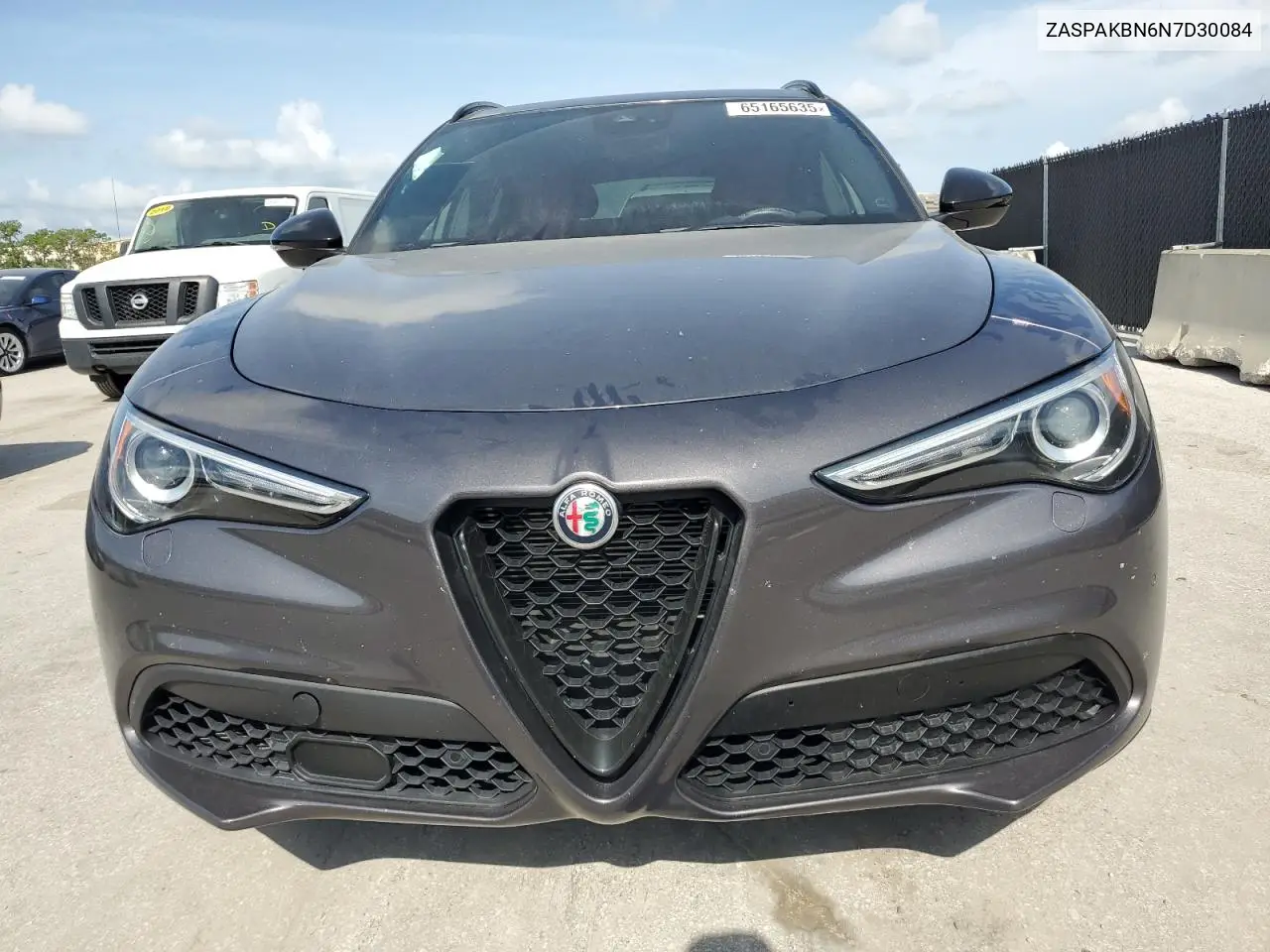2022 Alfa Romeo Stelvio Ti VIN: ZASPAKBN6N7D30084 Lot: 65165635