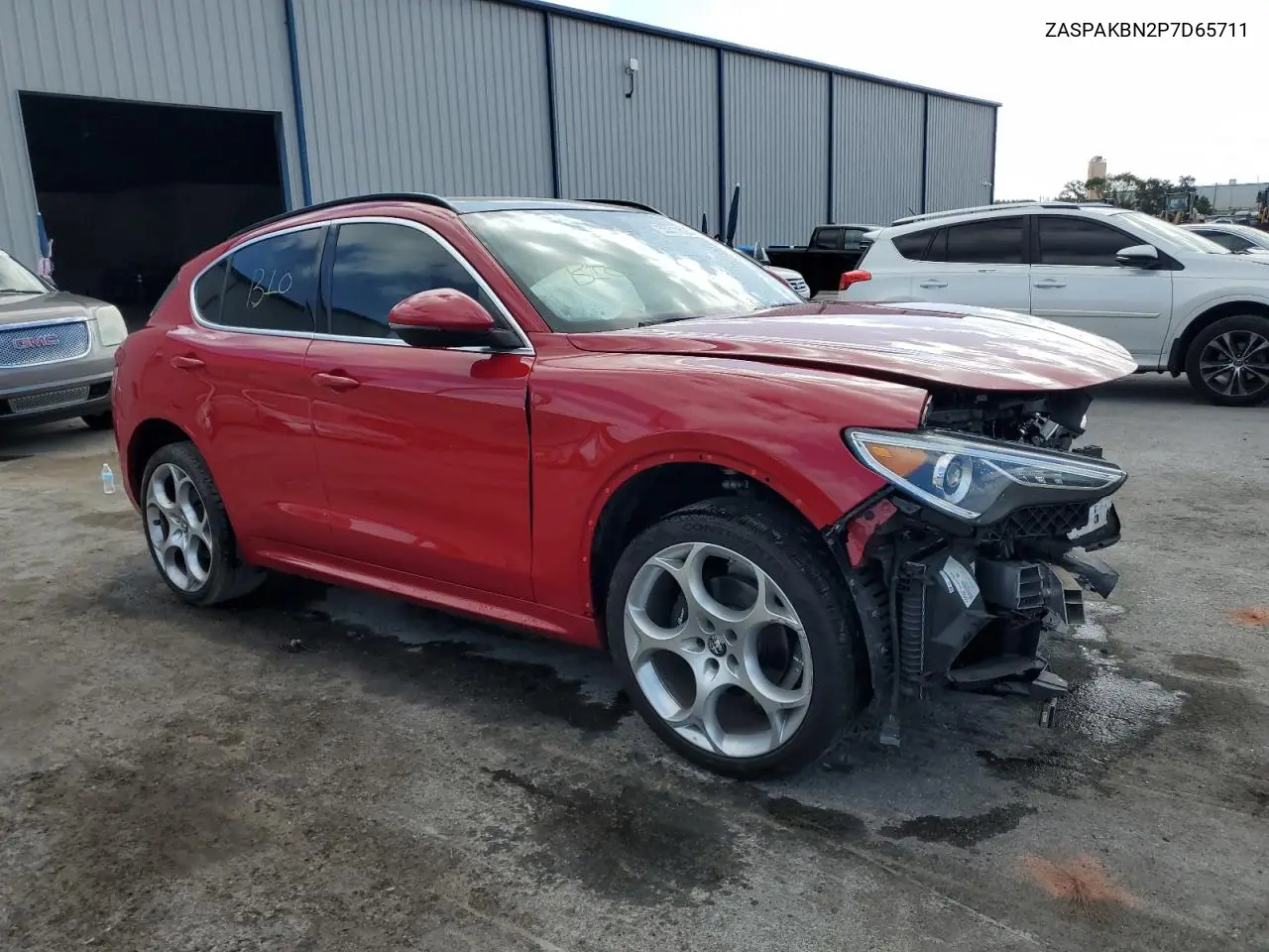 2023 Alfa Romeo Stelvio Ti VIN: ZASPAKBN2P7D65711 Lot: 55311535