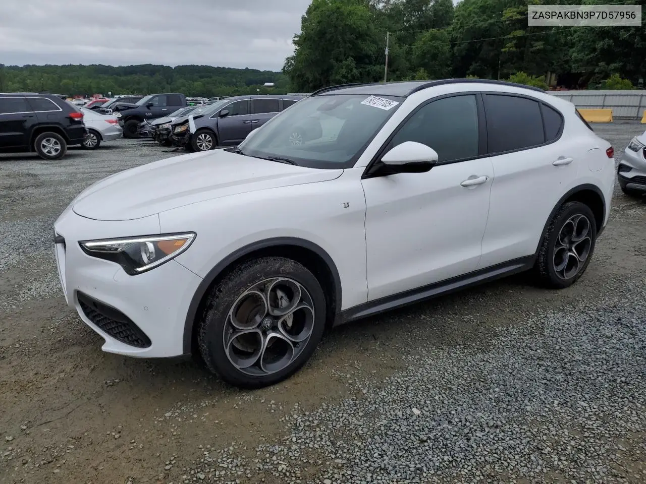 2023 Alfa Romeo Stelvio Ti VIN: ZASPAKBN3P7D57956 Lot: 58721705
