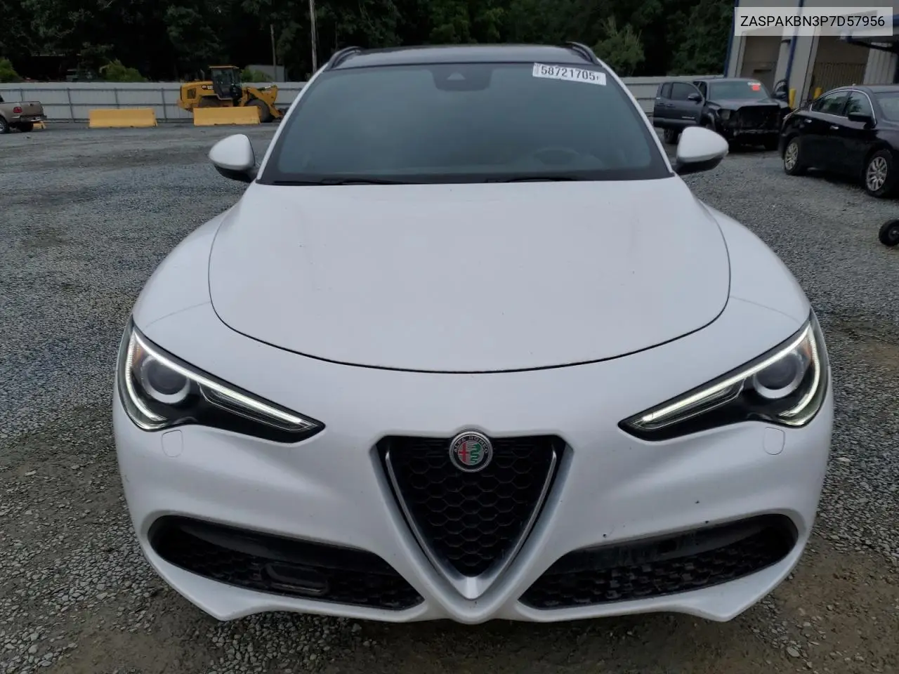 2023 Alfa Romeo Stelvio Ti VIN: ZASPAKBN3P7D57956 Lot: 58721705