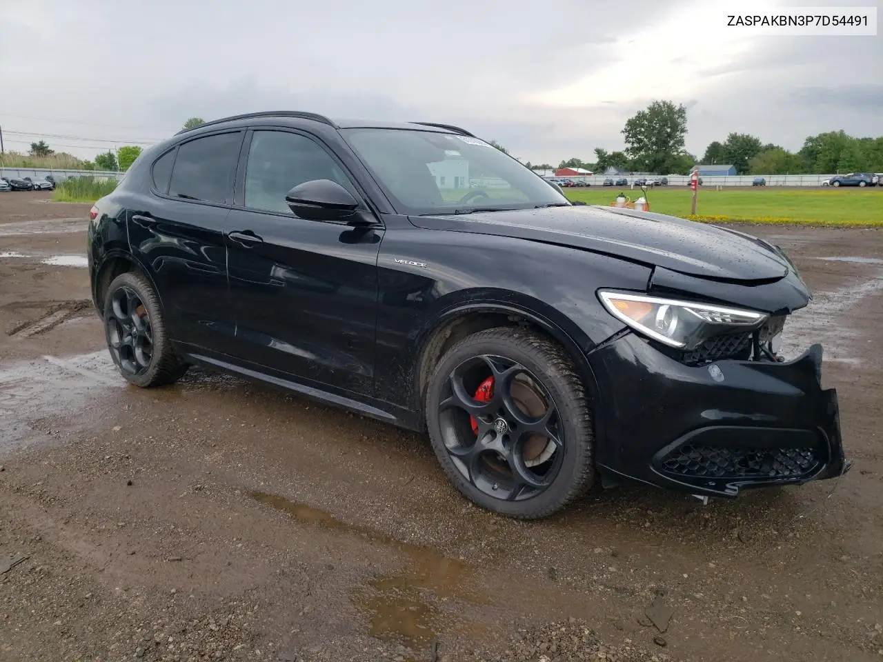 2023 Alfa Romeo Stelvio Ti VIN: ZASPAKBN3P7D54491 Lot: 61378965
