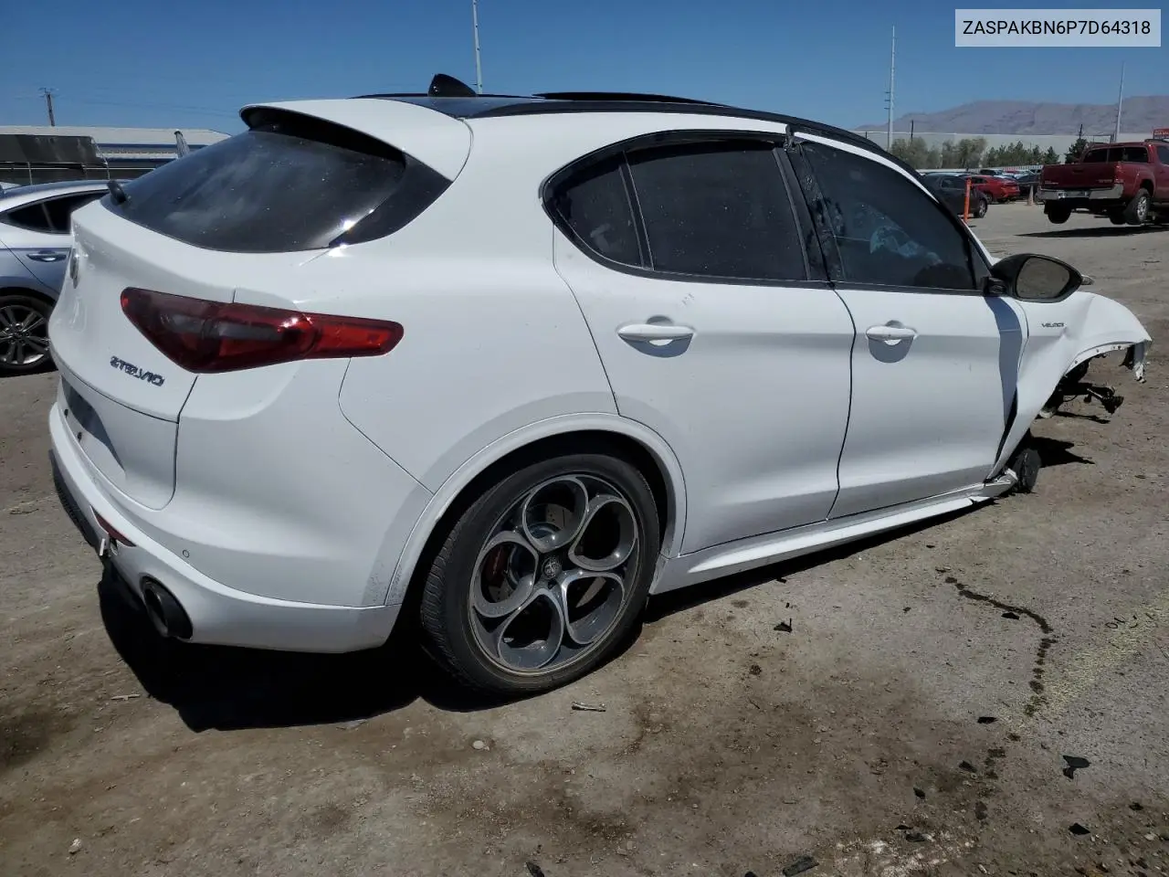 2023 Alfa Romeo Stelvio Ti VIN: ZASPAKBN6P7D64318 Lot: 61830915