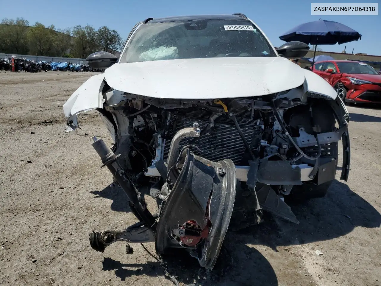 2023 Alfa Romeo Stelvio Ti VIN: ZASPAKBN6P7D64318 Lot: 61830915