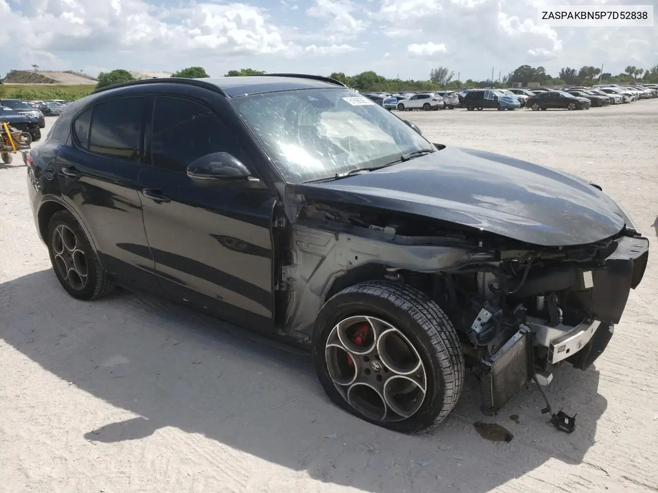 2023 Alfa Romeo Stelvio Ti VIN: ZASPAKBN5P7D52838 Lot: 61898305