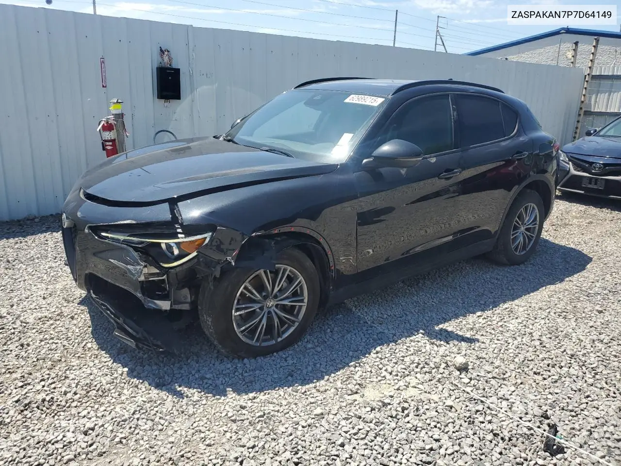 2023 Alfa Romeo Stelvio Sprint VIN: ZASPAKAN7P7D64149 Lot: 62989215