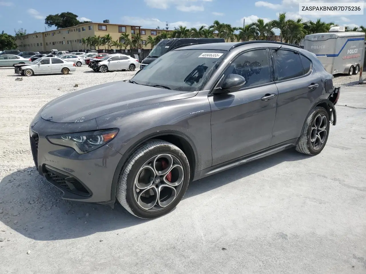 2024 Alfa Romeo Stelvio Ti VIN: ZASPAKBN0R7D75236 Lot: 48906355