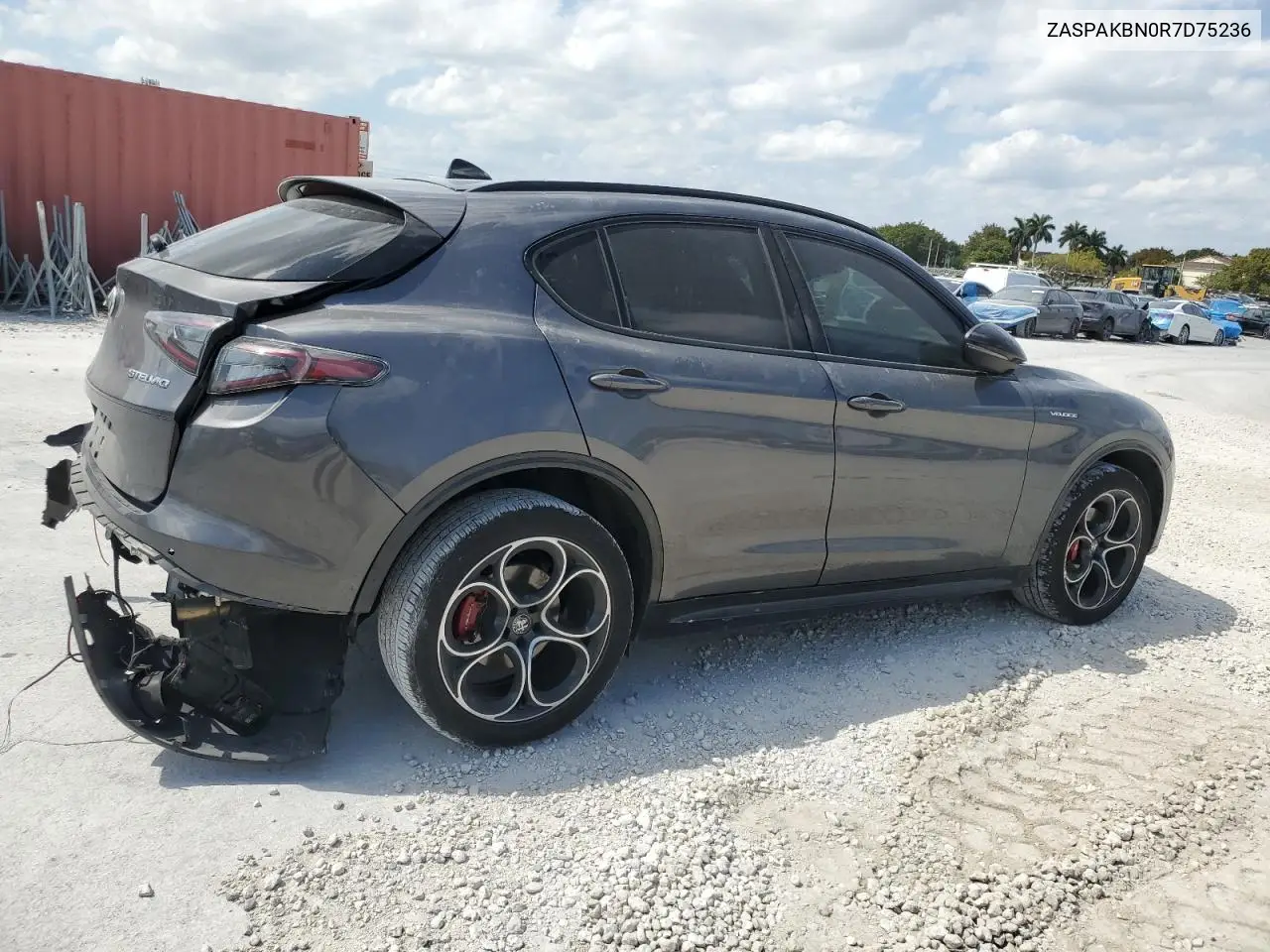 2024 Alfa Romeo Stelvio Ti VIN: ZASPAKBN0R7D75236 Lot: 48906355