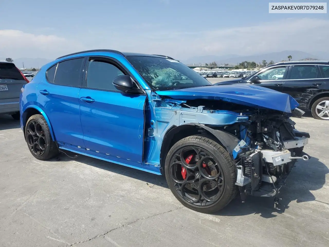 2024 Alfa Romeo Stelvio Quadrifoglio VIN: ZASPAKEV0R7D79248 Lot: 55161295