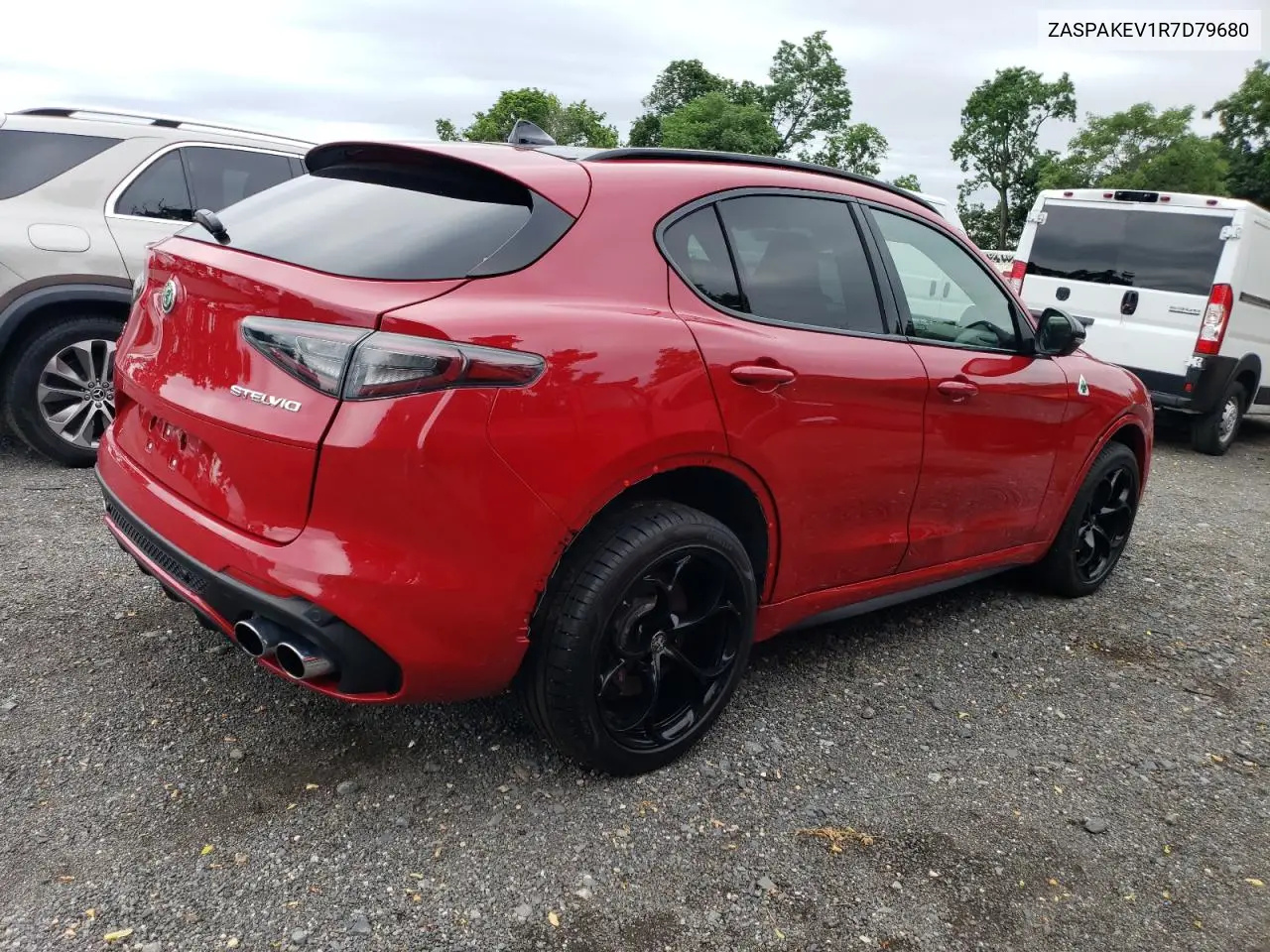 2024 Alfa Romeo Stelvio Quadrifoglio VIN: ZASPAKEV1R7D79680 Lot: 62505715