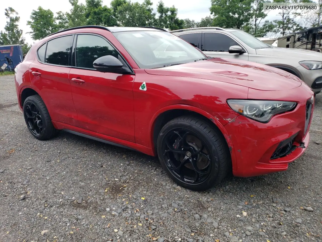 2024 Alfa Romeo Stelvio Quadrifoglio VIN: ZASPAKEV1R7D79680 Lot: 62505715