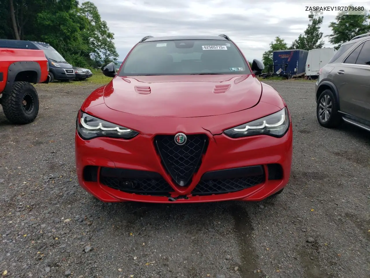 2024 Alfa Romeo Stelvio Quadrifoglio VIN: ZASPAKEV1R7D79680 Lot: 62505715