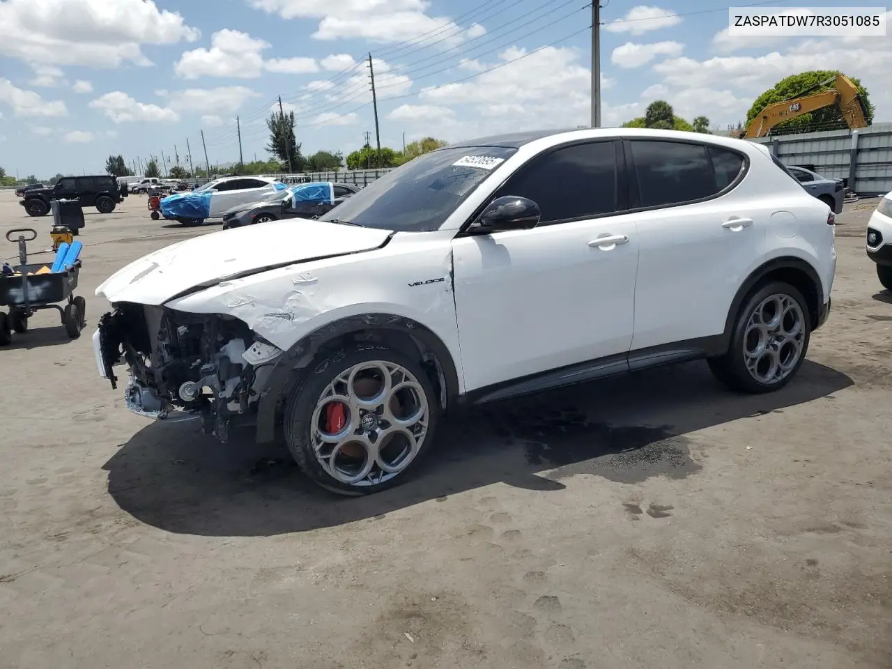 2024 Alfa Romeo Tonale Veloce VIN: ZASPATDW7R3051085 Lot: 54523695