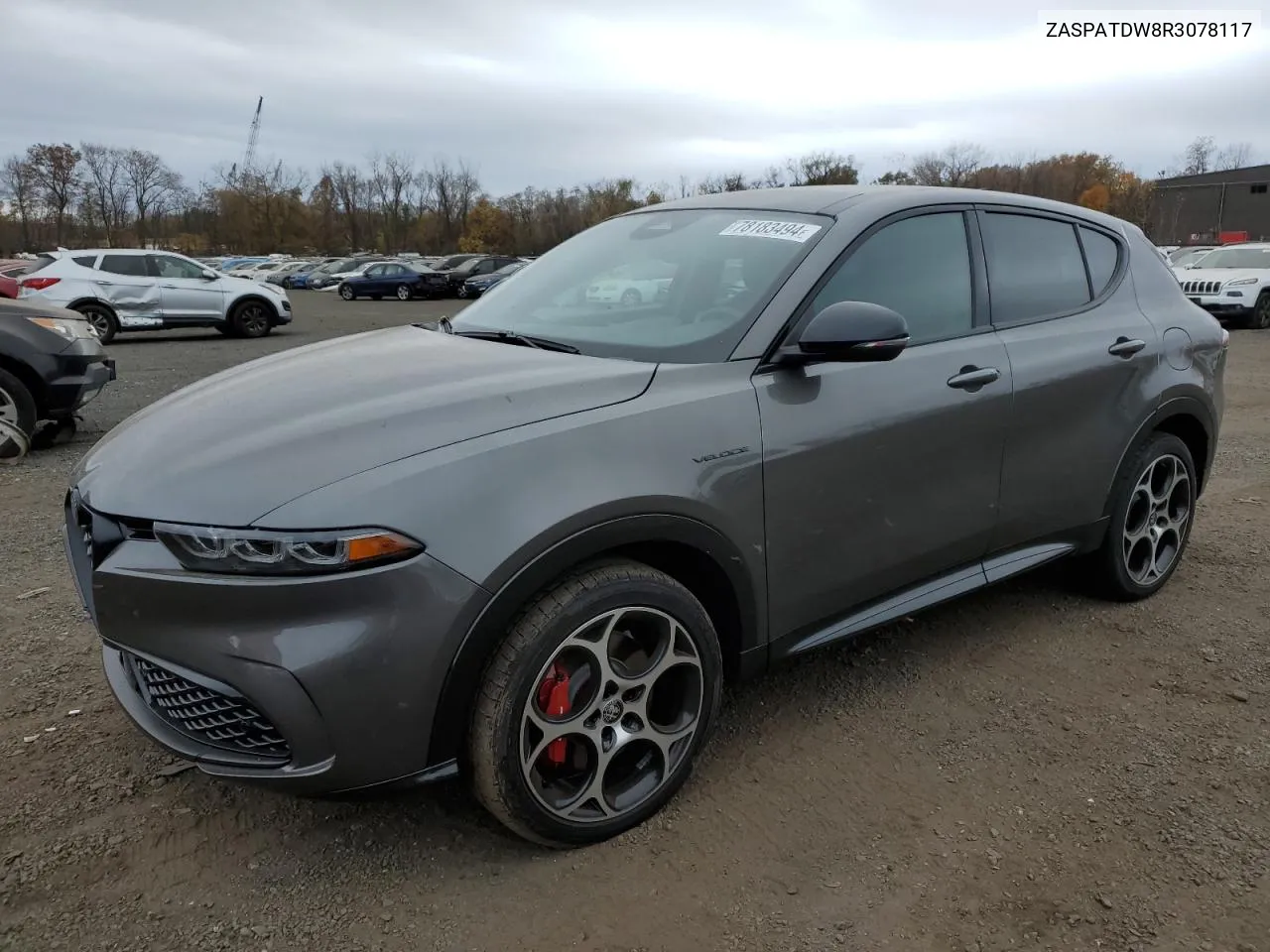 2024 Alfa Romeo Tonale Veloce VIN: ZASPATDW8R3078117 Lot: 78183494