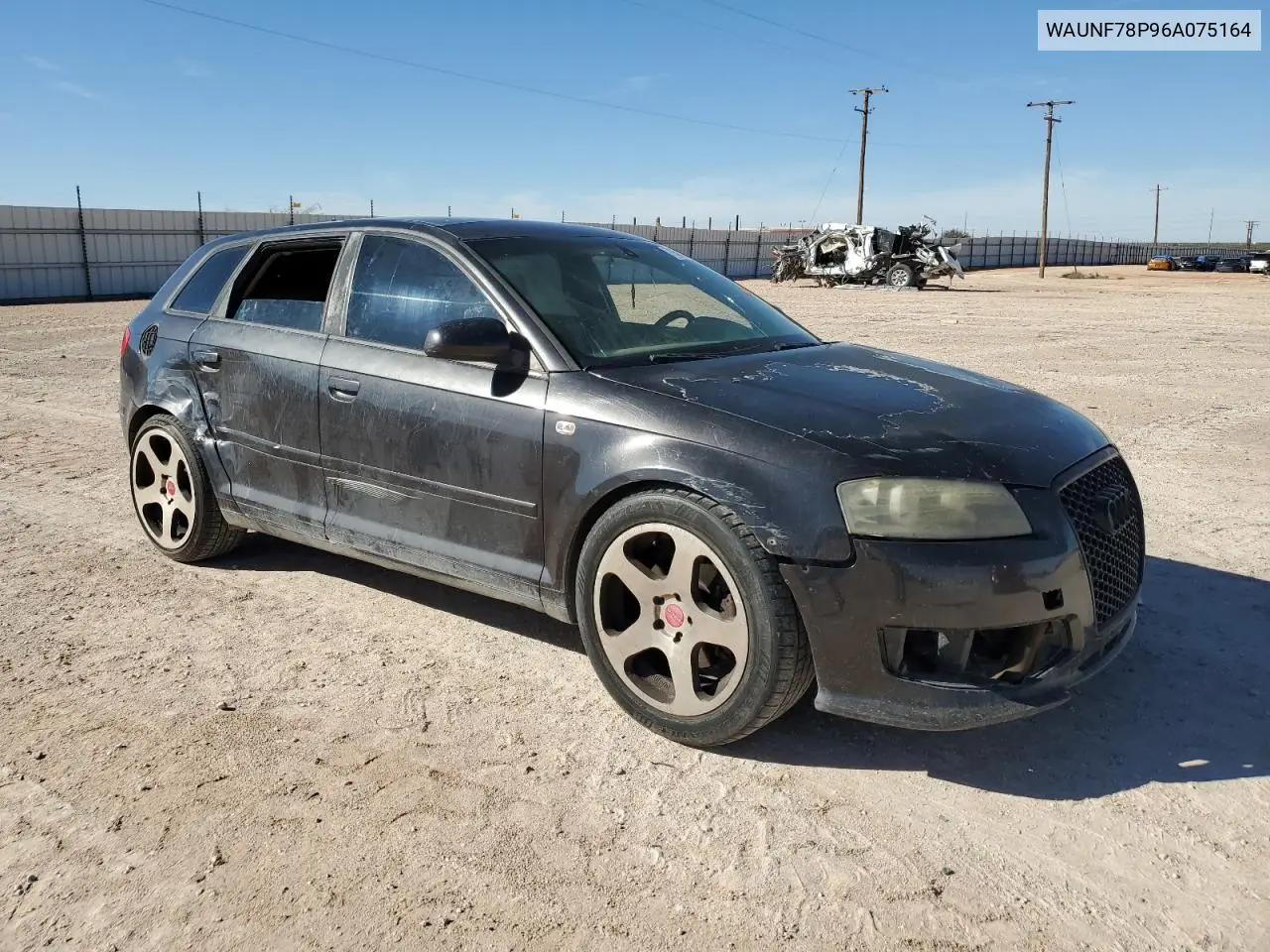 2006 Audi A3 2.0 Premium VIN: WAUNF78P96A075164 Lot: 48370775