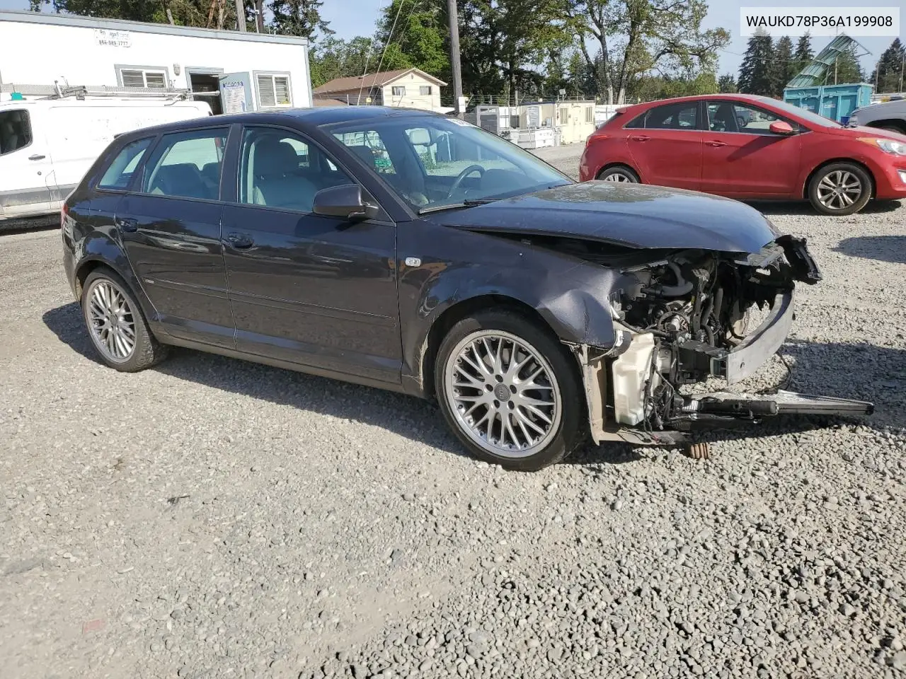 2006 Audi A3 S-Line 3.2 Quattro VIN: WAUKD78P36A199908 Lot: 56402995