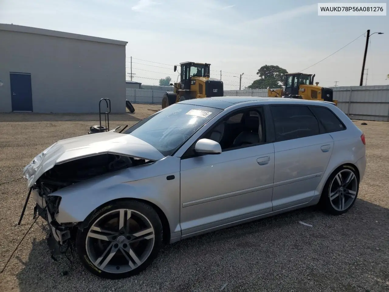 2006 Audi A3 S-Line 3.2 Quattro VIN: WAUKD78P56A081276 Lot: 59750215
