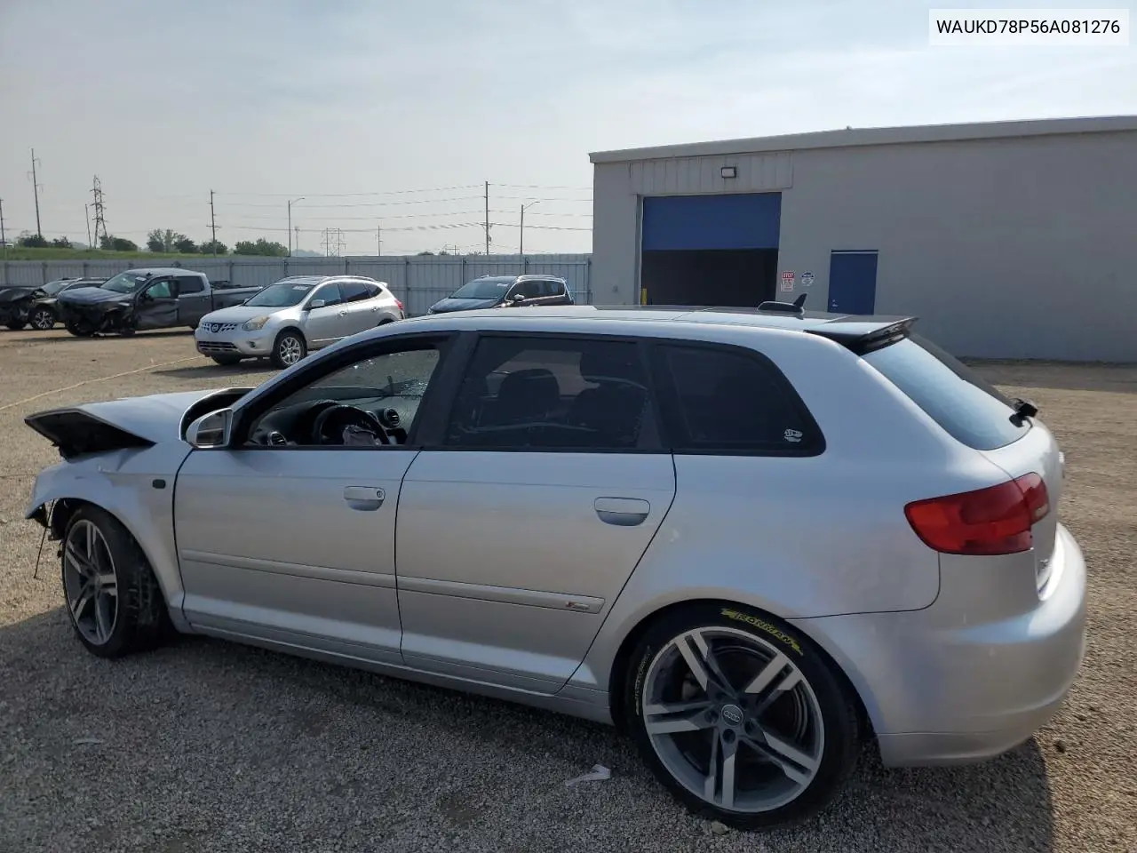 2006 Audi A3 S-Line 3.2 Quattro VIN: WAUKD78P56A081276 Lot: 59750215