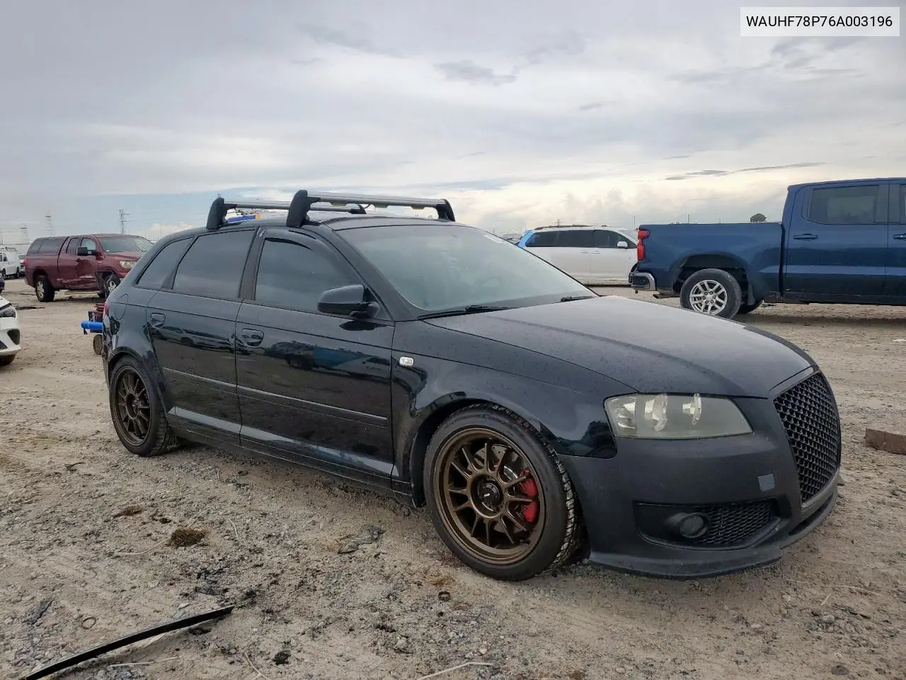 2006 Audi A3 2 VIN: WAUHF78P76A003196 Lot: 62294955