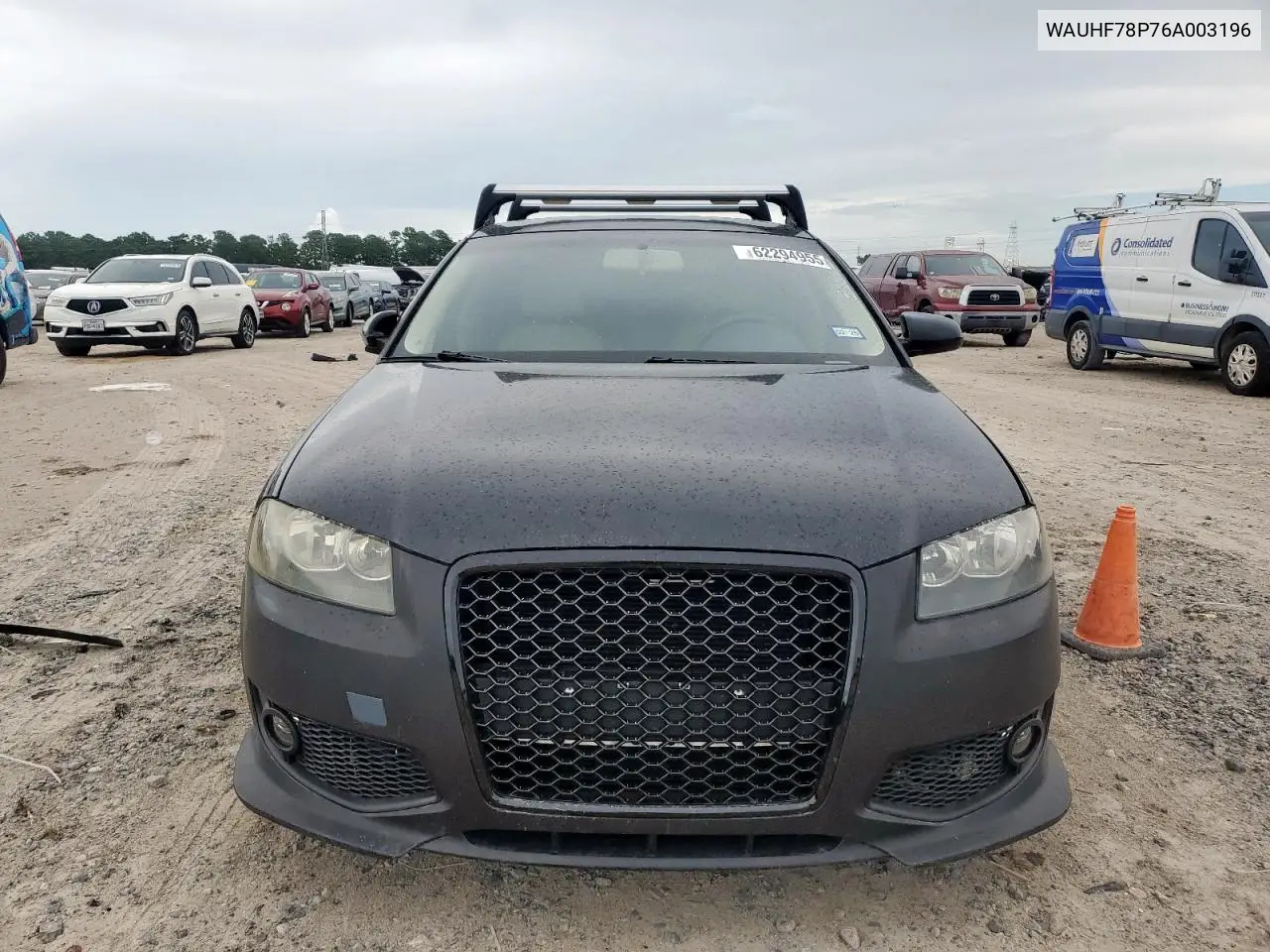 2006 Audi A3 2 VIN: WAUHF78P76A003196 Lot: 62294955