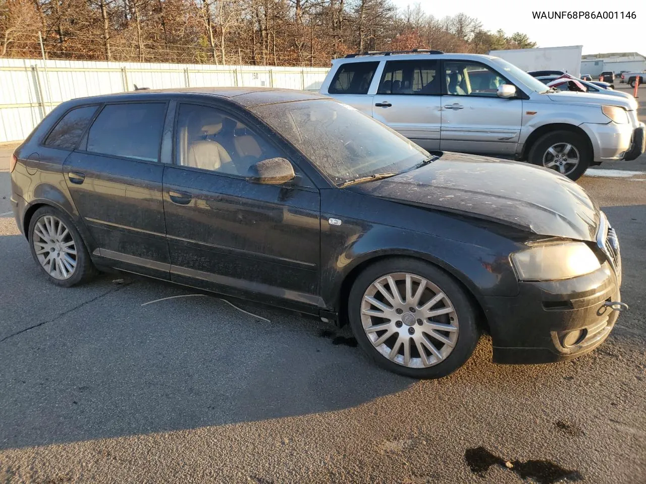 2006 Audi A3 2.0 Premium VIN: WAUNF68P86A001146 Lot: 86570354
