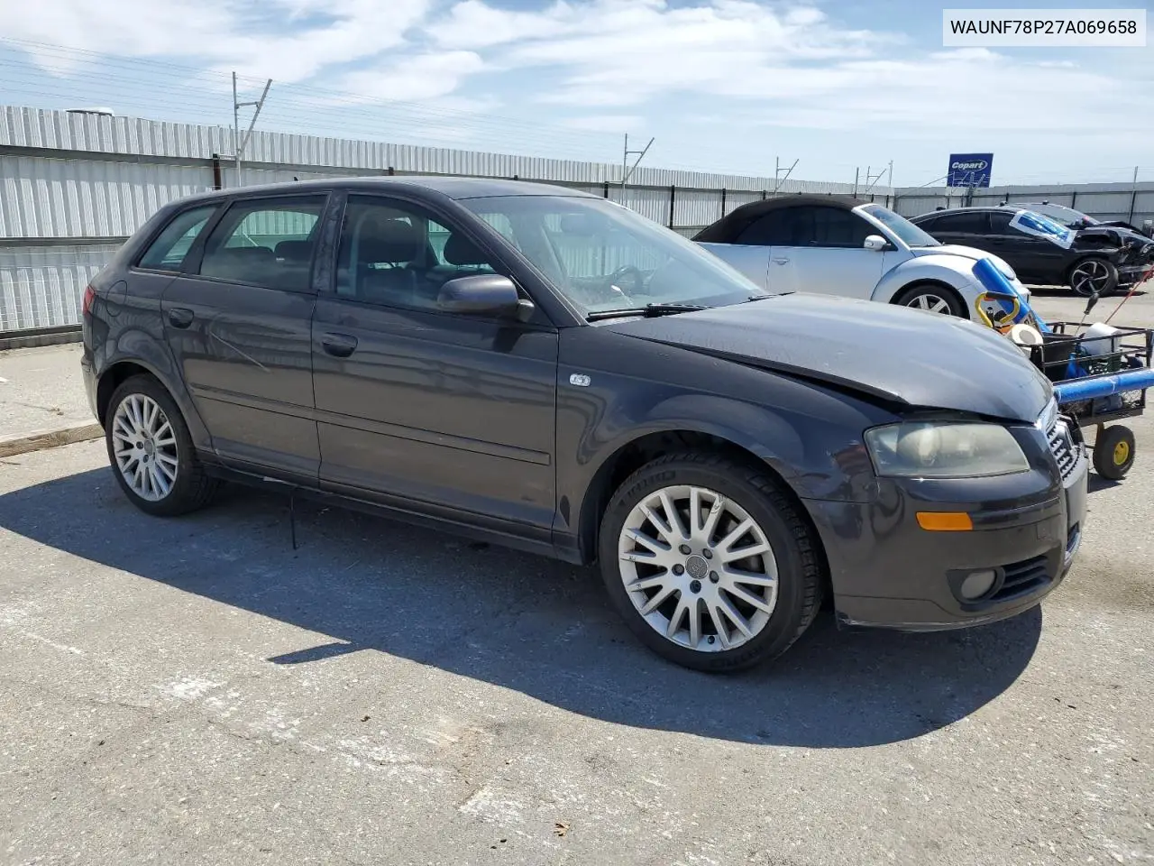 2007 Audi A3 2.0 Premium VIN: WAUNF78P27A069658 Lot: 52760205