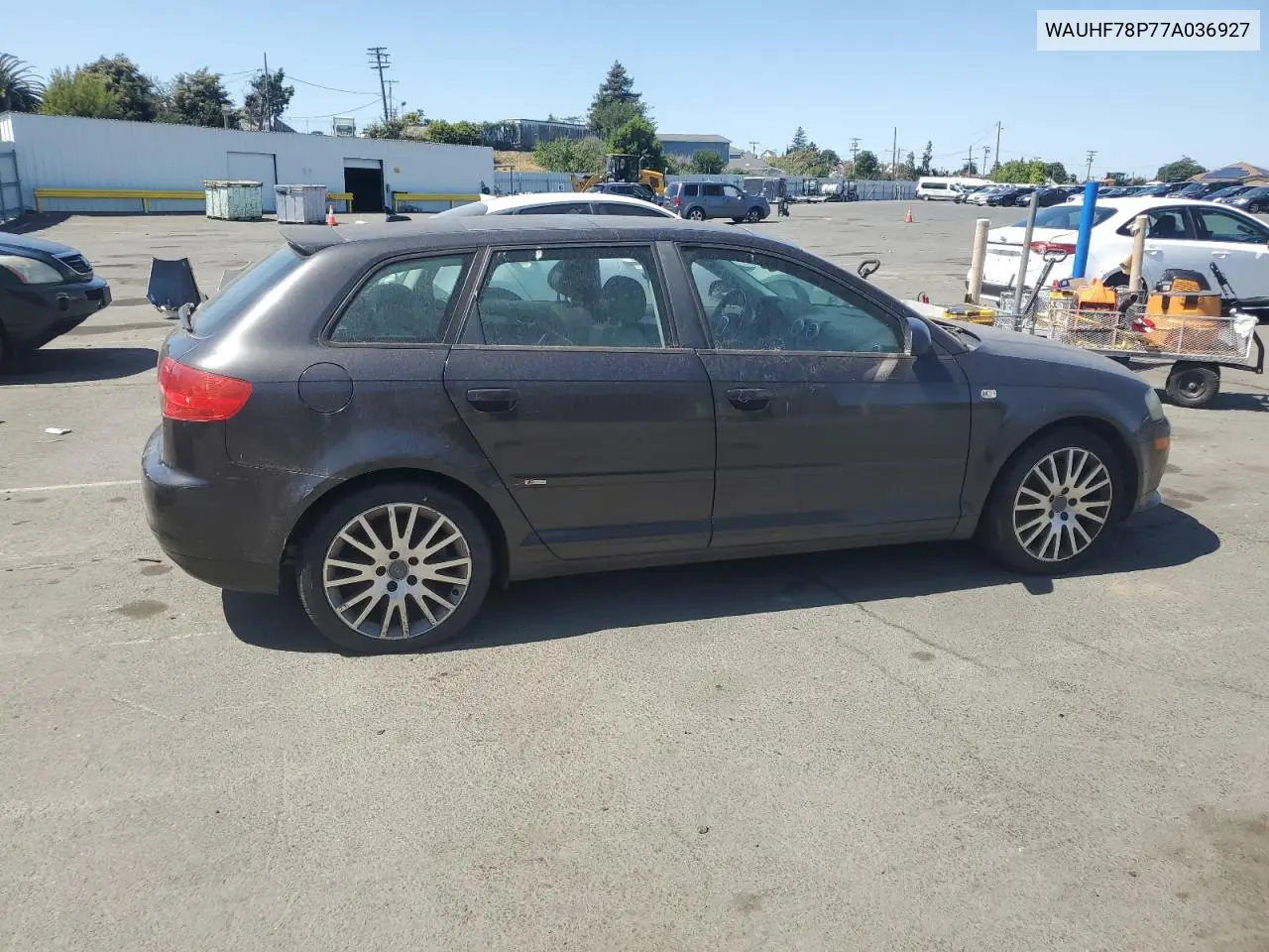 2007 Audi A3 2 VIN: WAUHF78P77A036927 Lot: 54838745