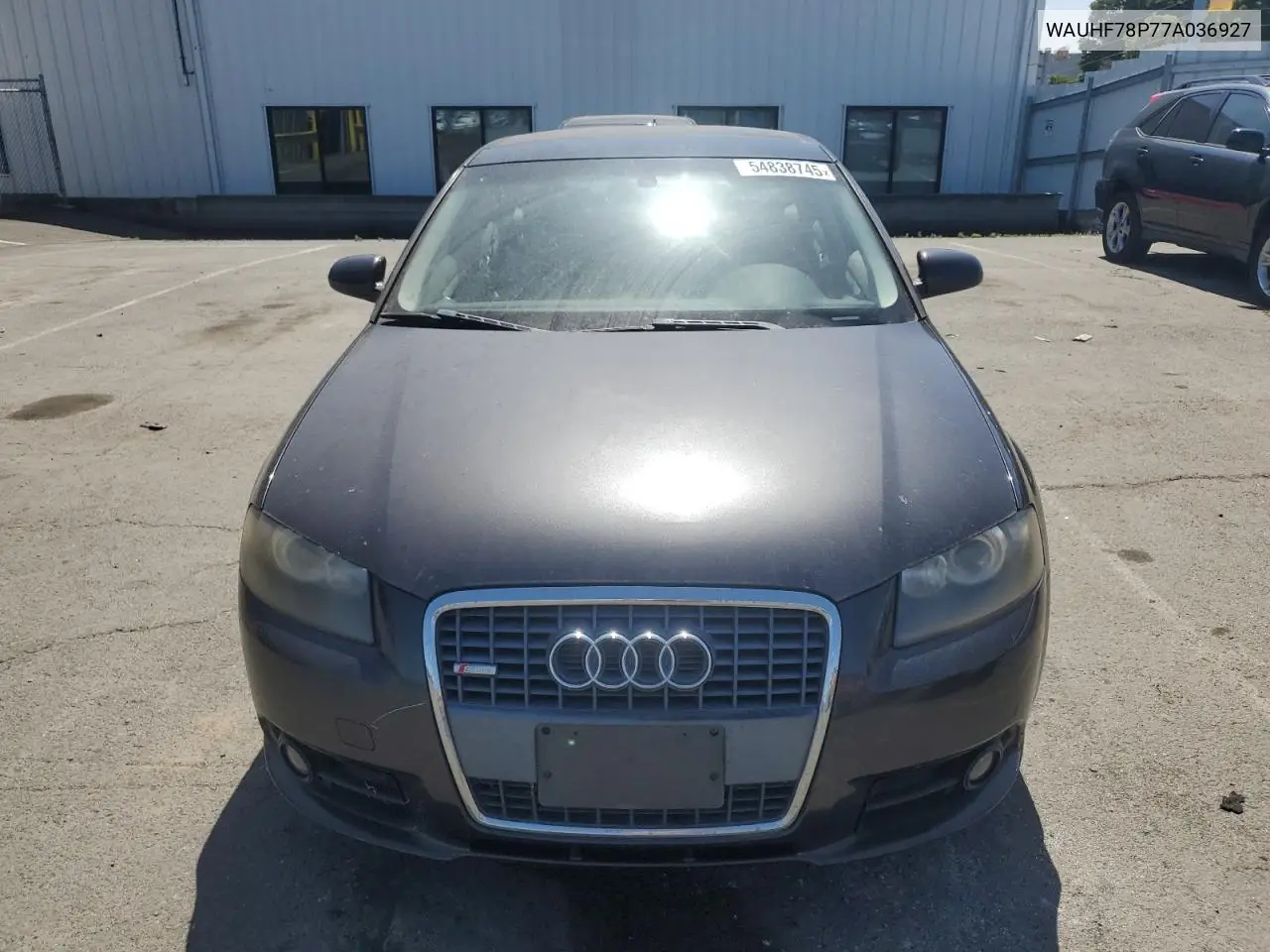 2007 Audi A3 2 VIN: WAUHF78P77A036927 Lot: 54838745
