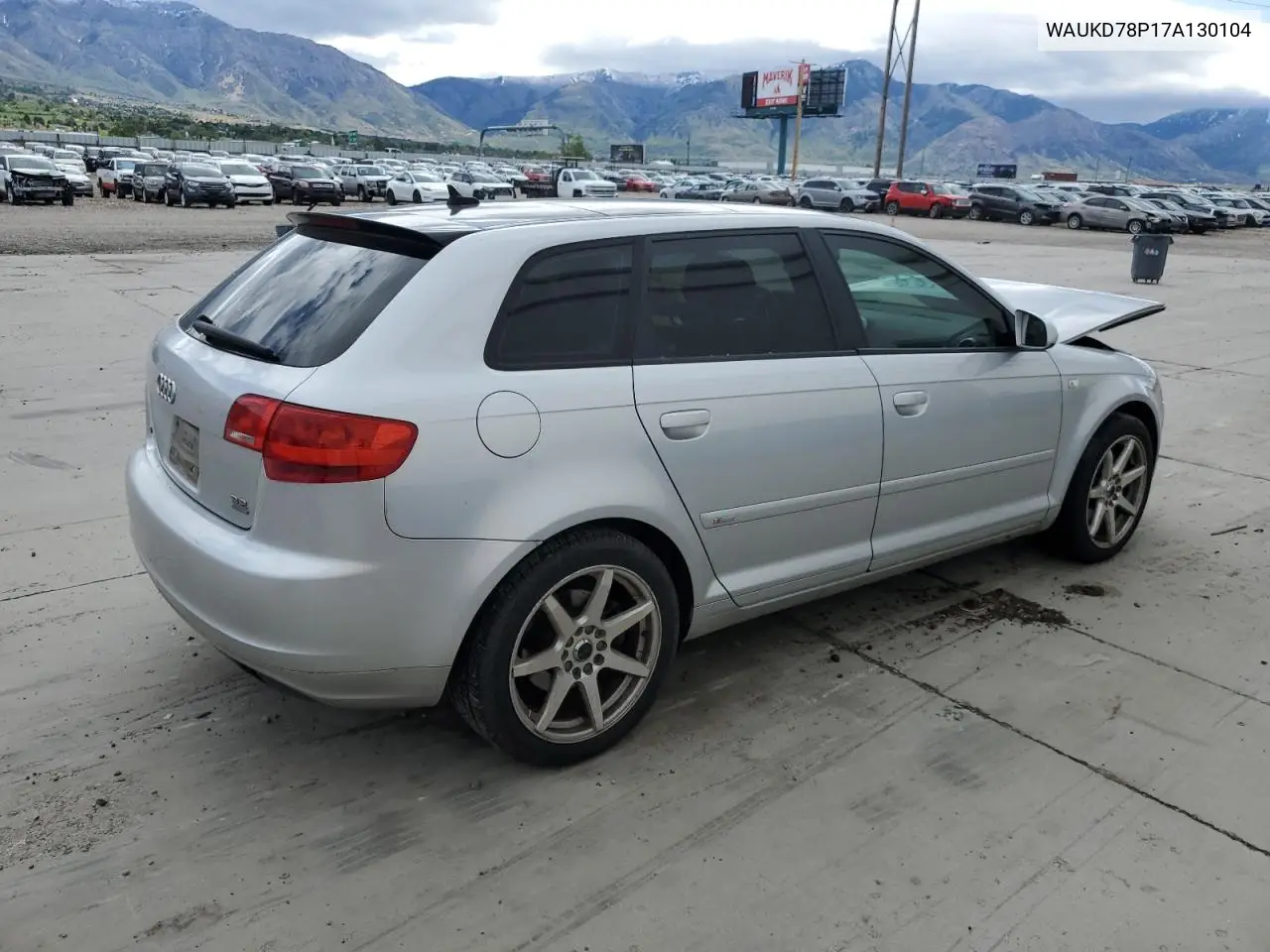 2007 Audi A3 S-Line 3.2 Quattro VIN: WAUKD78P17A130104 Lot: 56118725