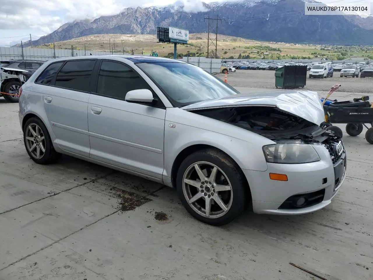 2007 Audi A3 S-Line 3.2 Quattro VIN: WAUKD78P17A130104 Lot: 56118725