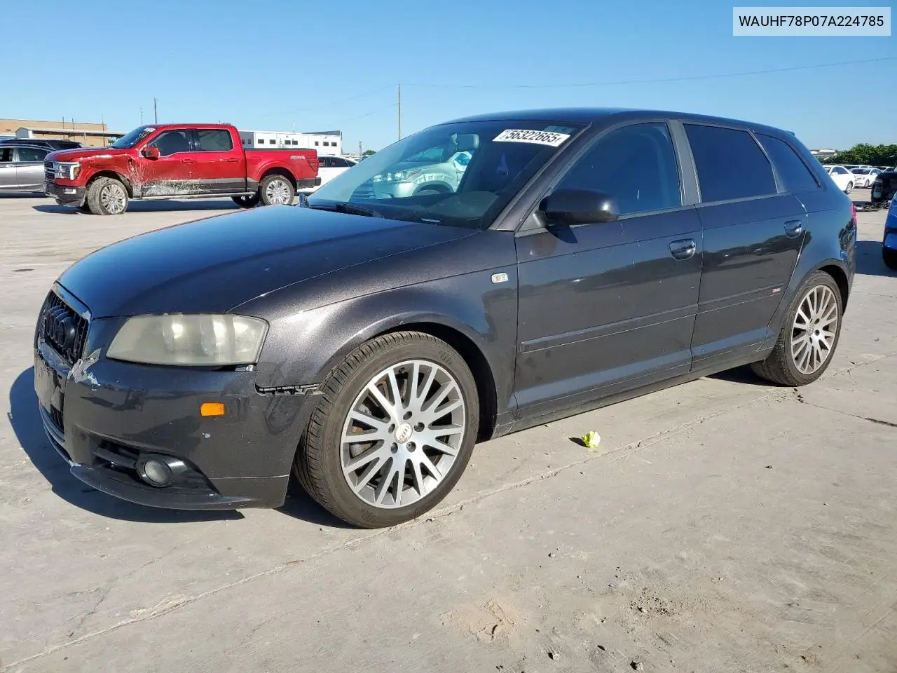 2007 Audi A3 2 VIN: WAUHF78P07A224785 Lot: 56322665