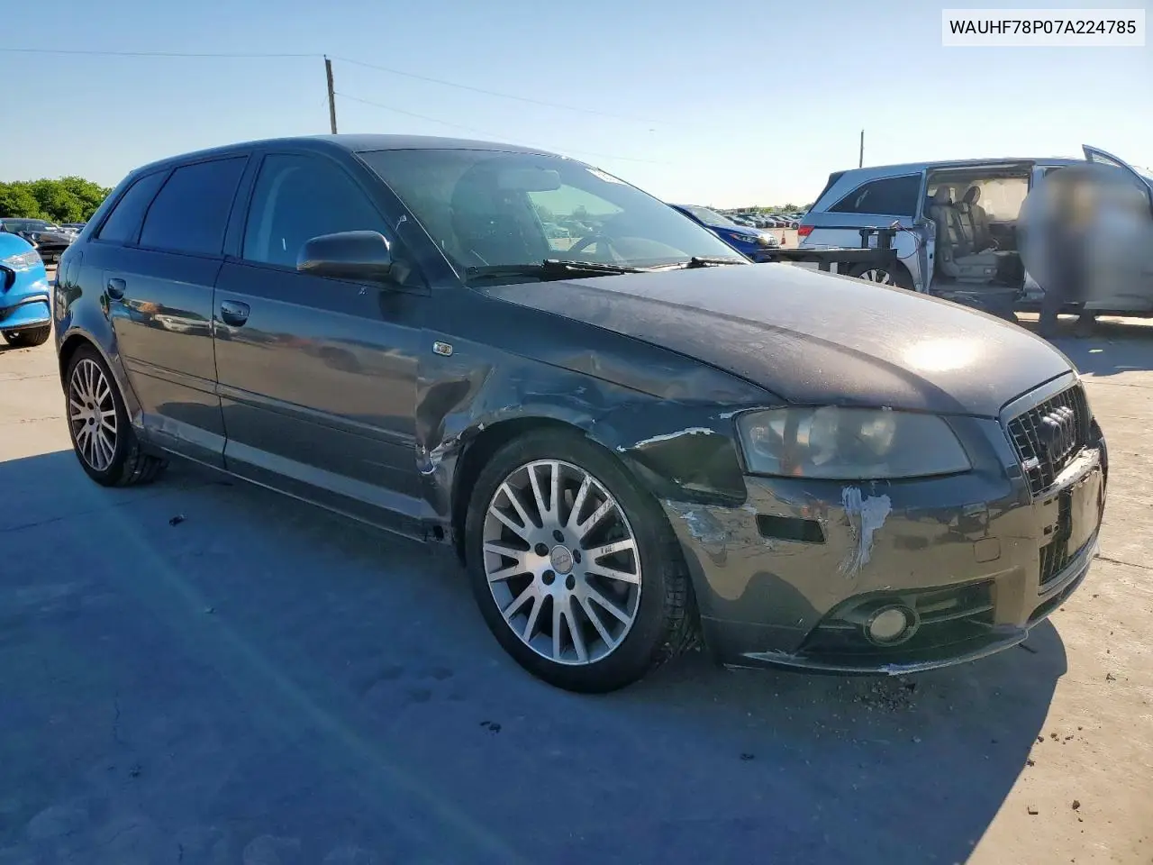 2007 Audi A3 2 VIN: WAUHF78P07A224785 Lot: 56322665