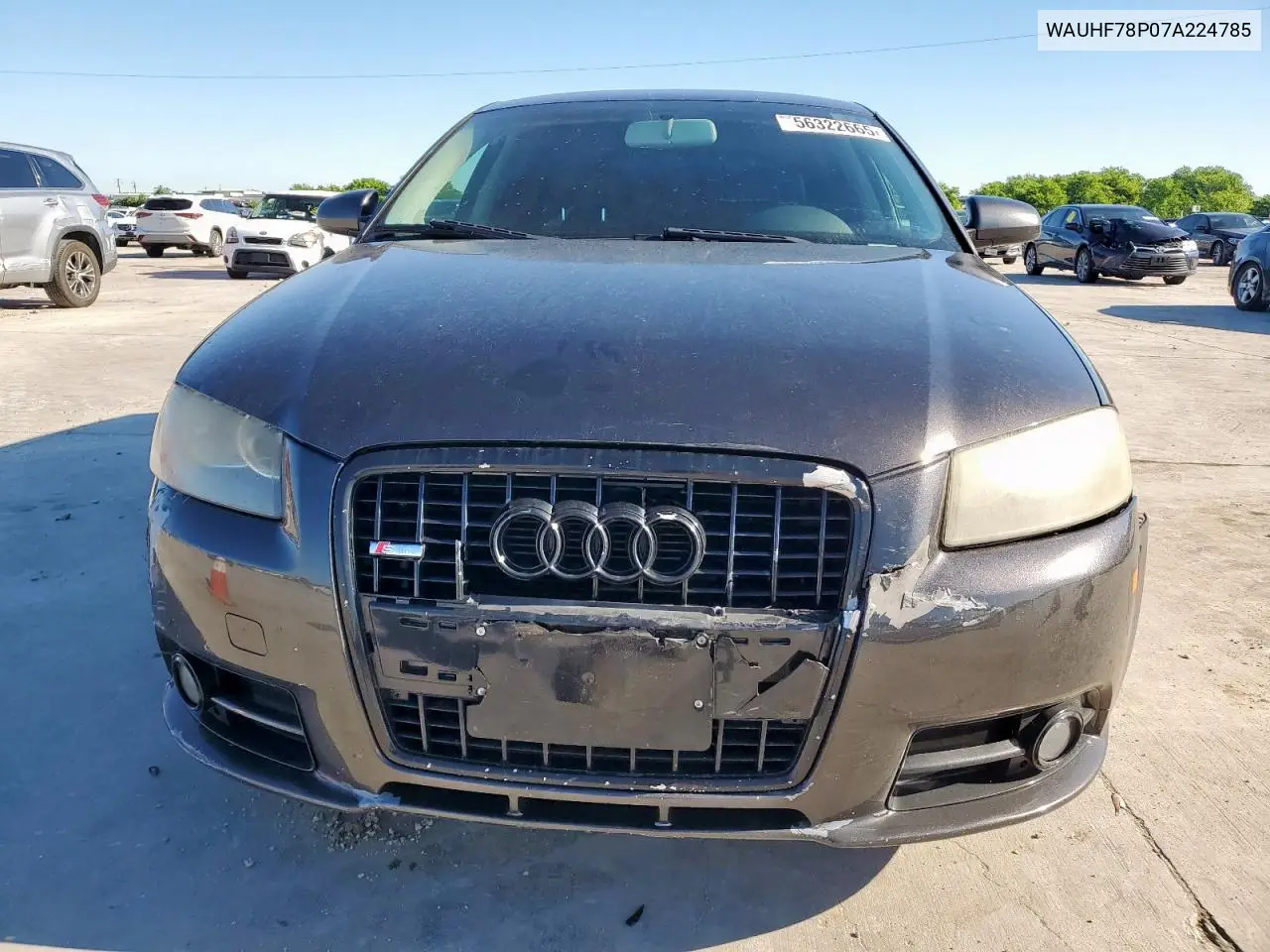 2007 Audi A3 2 VIN: WAUHF78P07A224785 Lot: 56322665