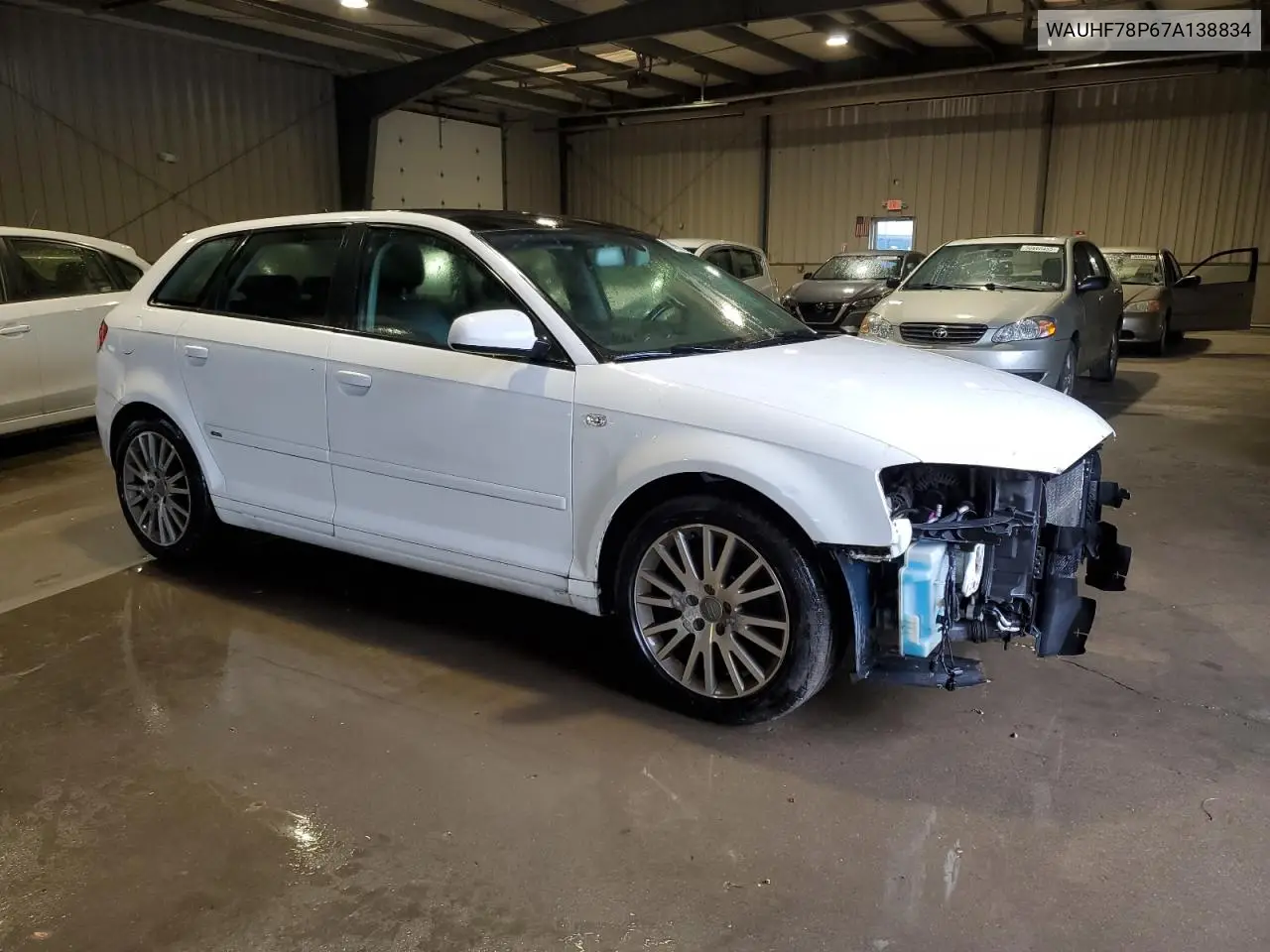 2007 Audi A3 2 VIN: WAUHF78P67A138834 Lot: 56659325