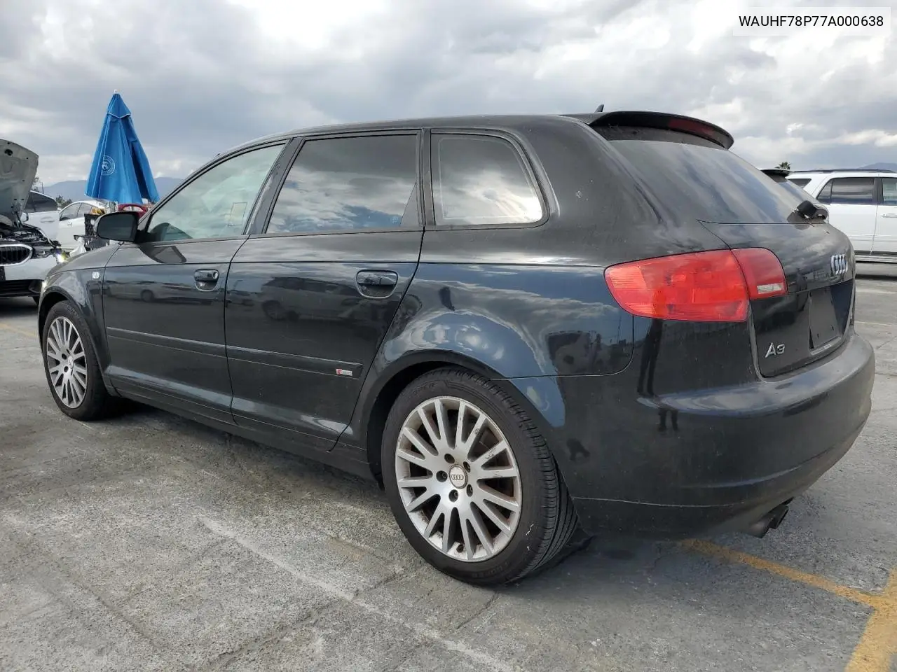 2007 Audi A3 2 VIN: WAUHF78P77A000638 Lot: 56936695
